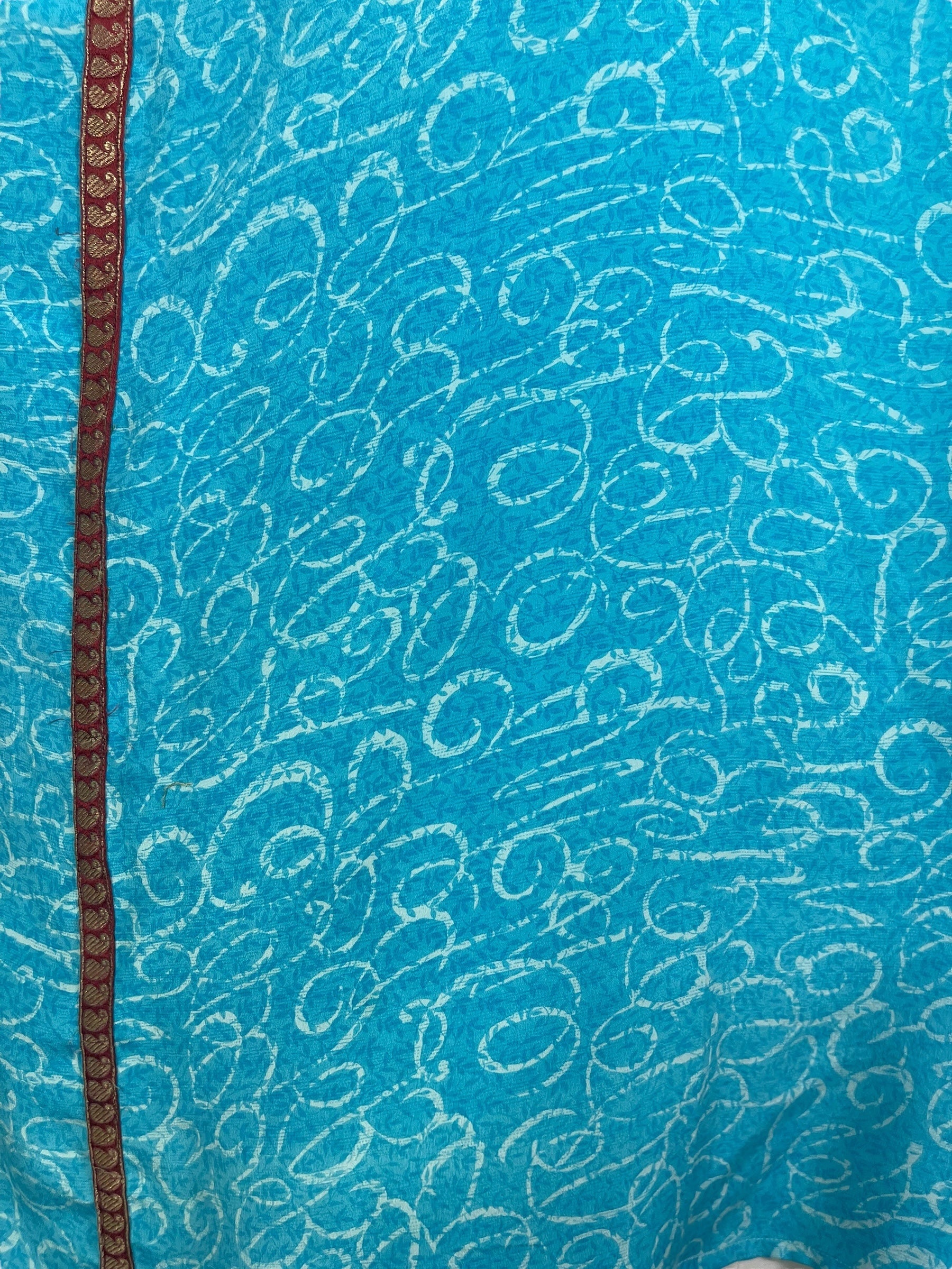 PRC8207 Avatar Pure Silk Long Tunic with Side Ties