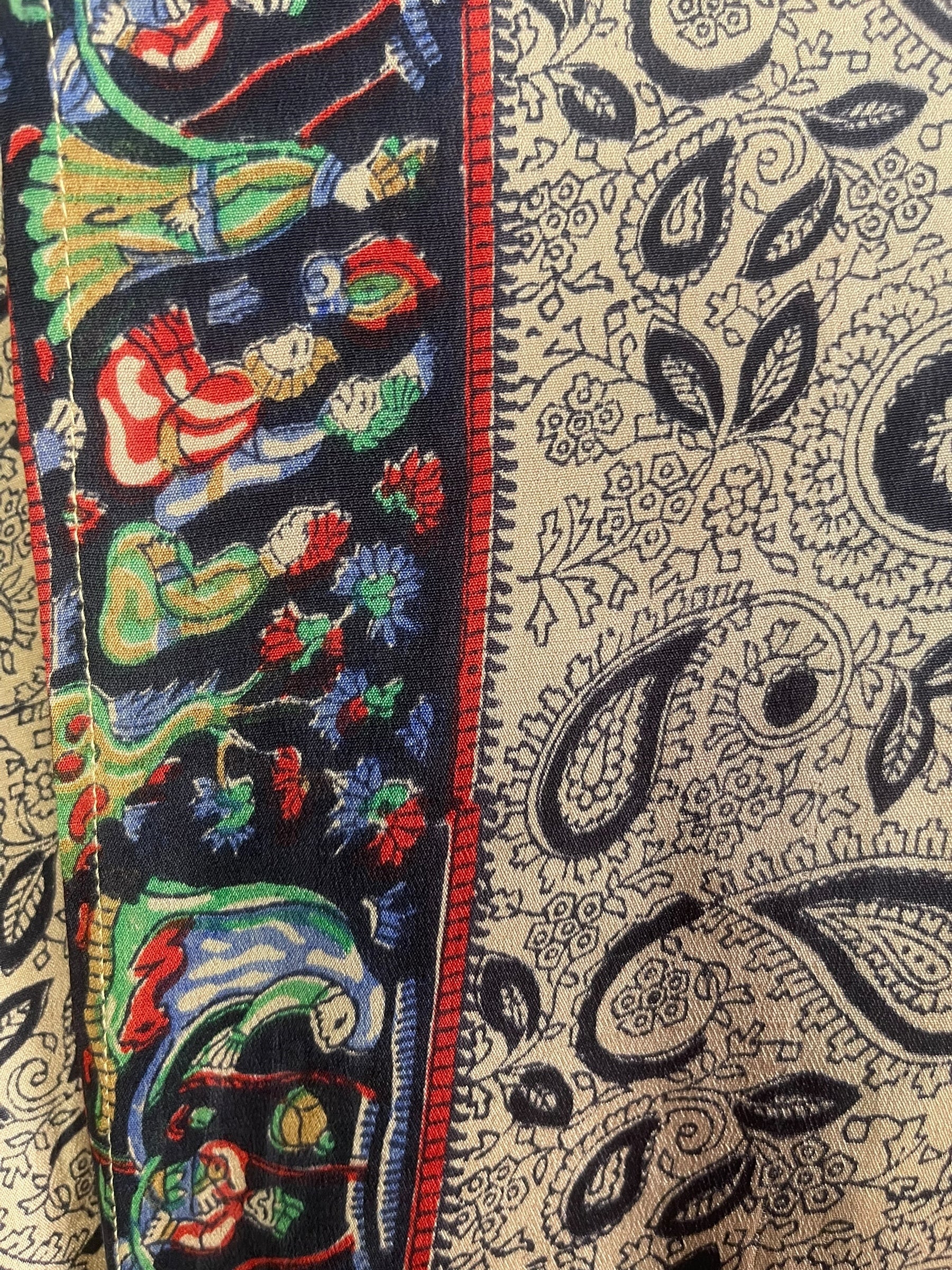 PRC8495 Wabi Sabi Pure Silk Kimono-Sleeved Jacket with Belt