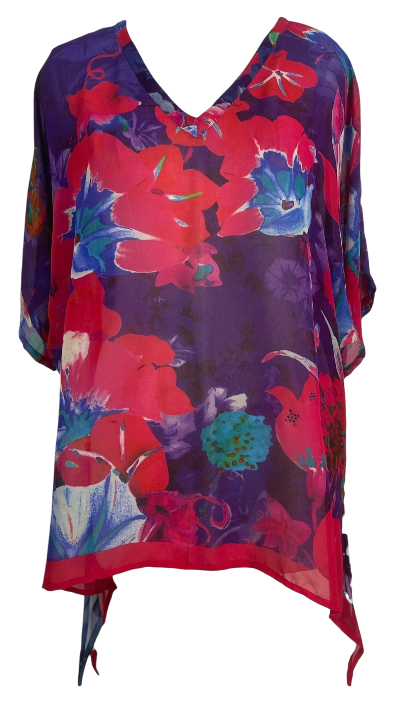 PRG8761 Sheer Avatar Pure Silk Long Tunic with Side Ties by 15 FEBRUARY 2026 – Handmade ethical Side Tie Tunic from sariKNOTsari using upcycled silk. Designed in Canada for travel and slow fashion, loved from Toronto to LA to Sydney.