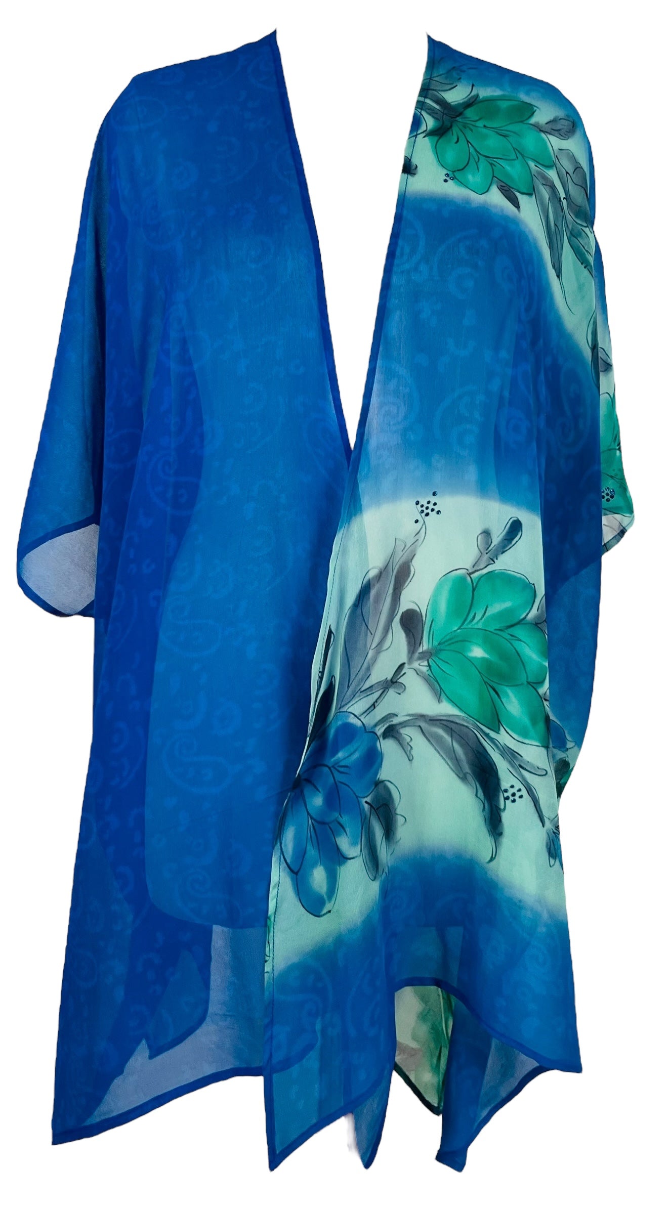 PRG7578 Sheer Avatar Pure Silk Cardigan