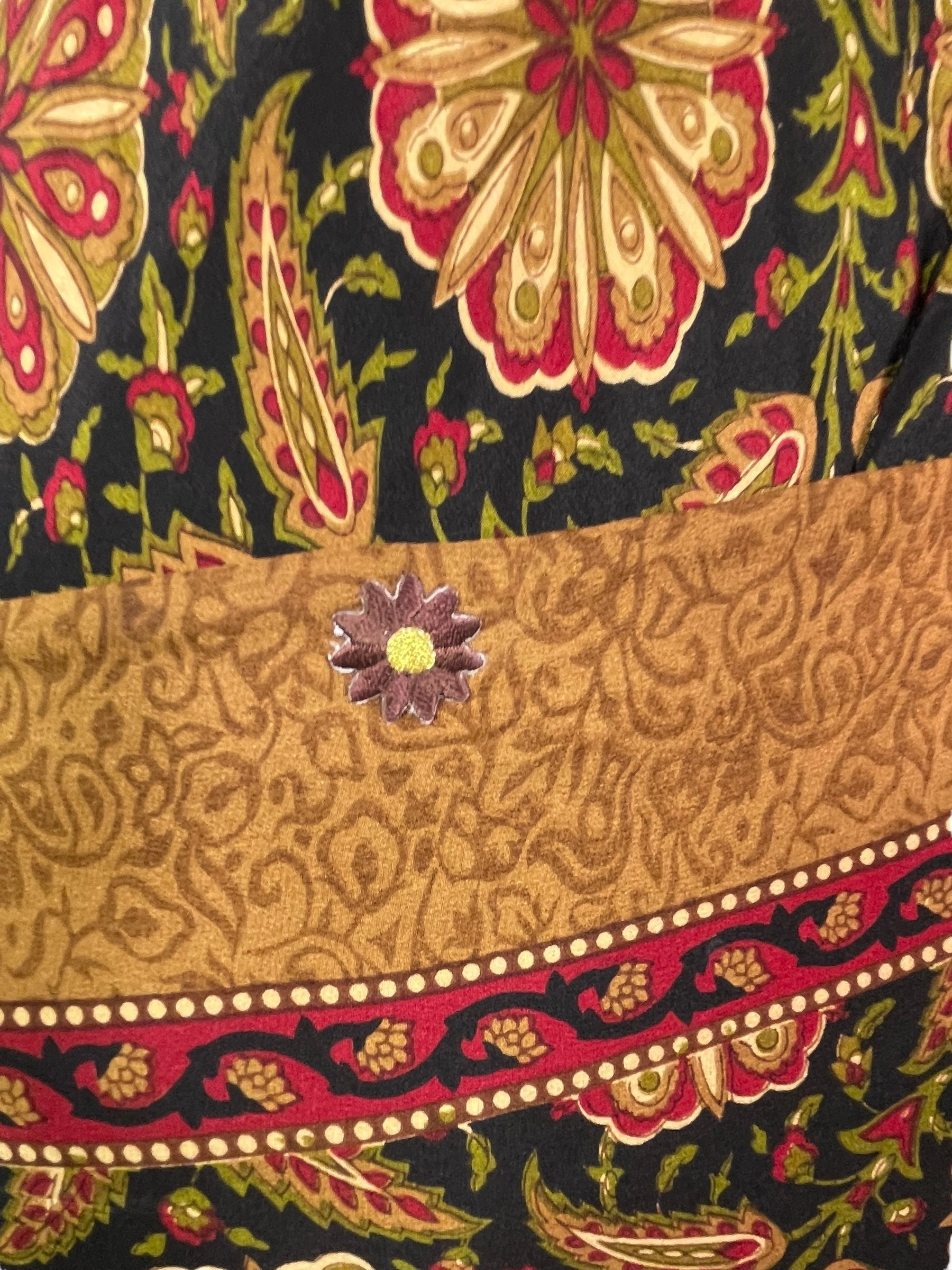 PRC7668 Avatar Pure Silk Maxi Dress with Belt