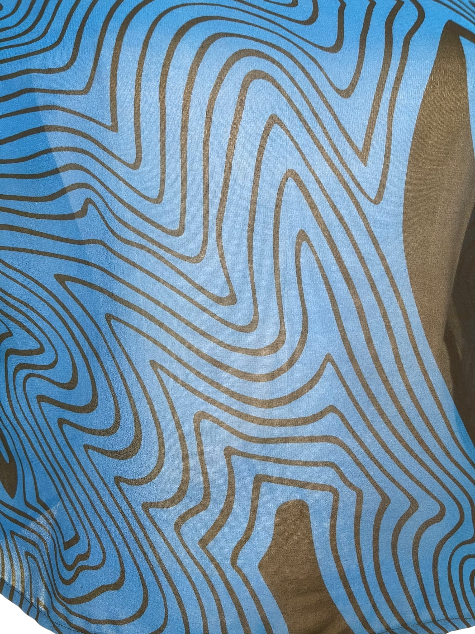 PRG5513 Sheer Avatar Pure Silk Boxy Top