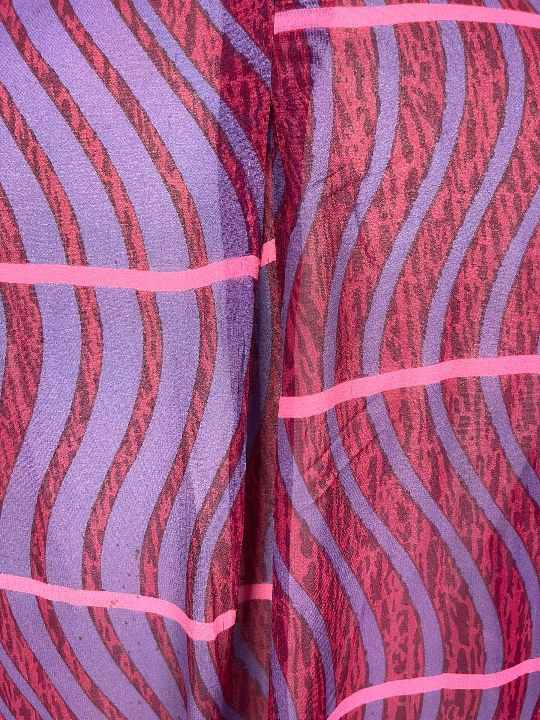 PRG8477 Sheer Wabi Sabi Pure Silk Self Pocket Tunic Dress