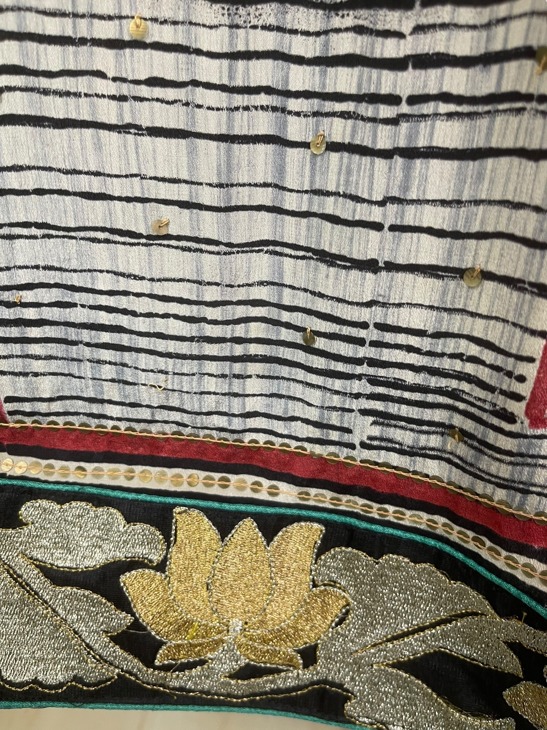 PRC6761 Wabi Sabi Pure Silk Maxi Kaftan