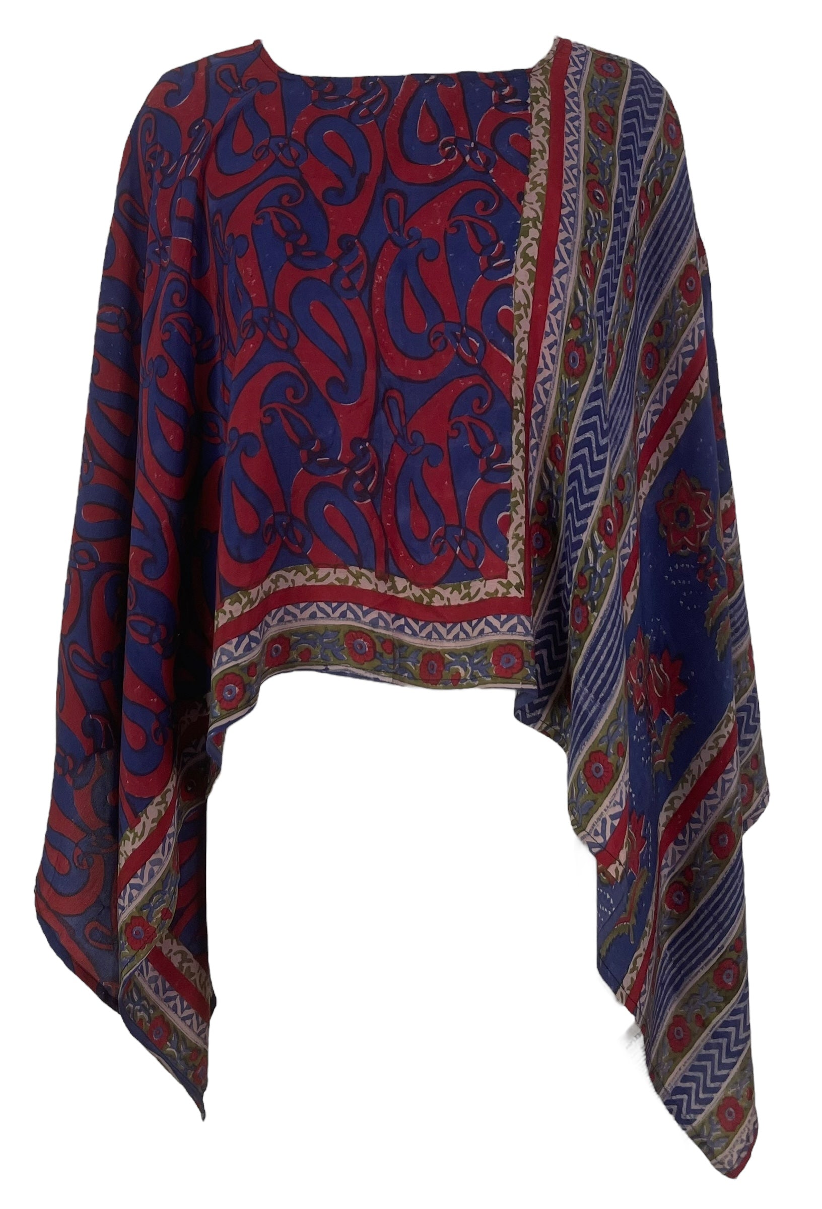 PRC7699 Avatar Pure Silk Capelet Poncho