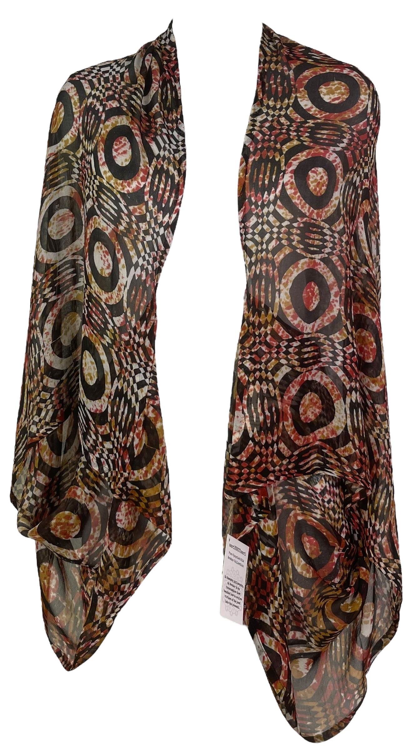 PRG7337 Sheer Avatar Pure Silk Shrug