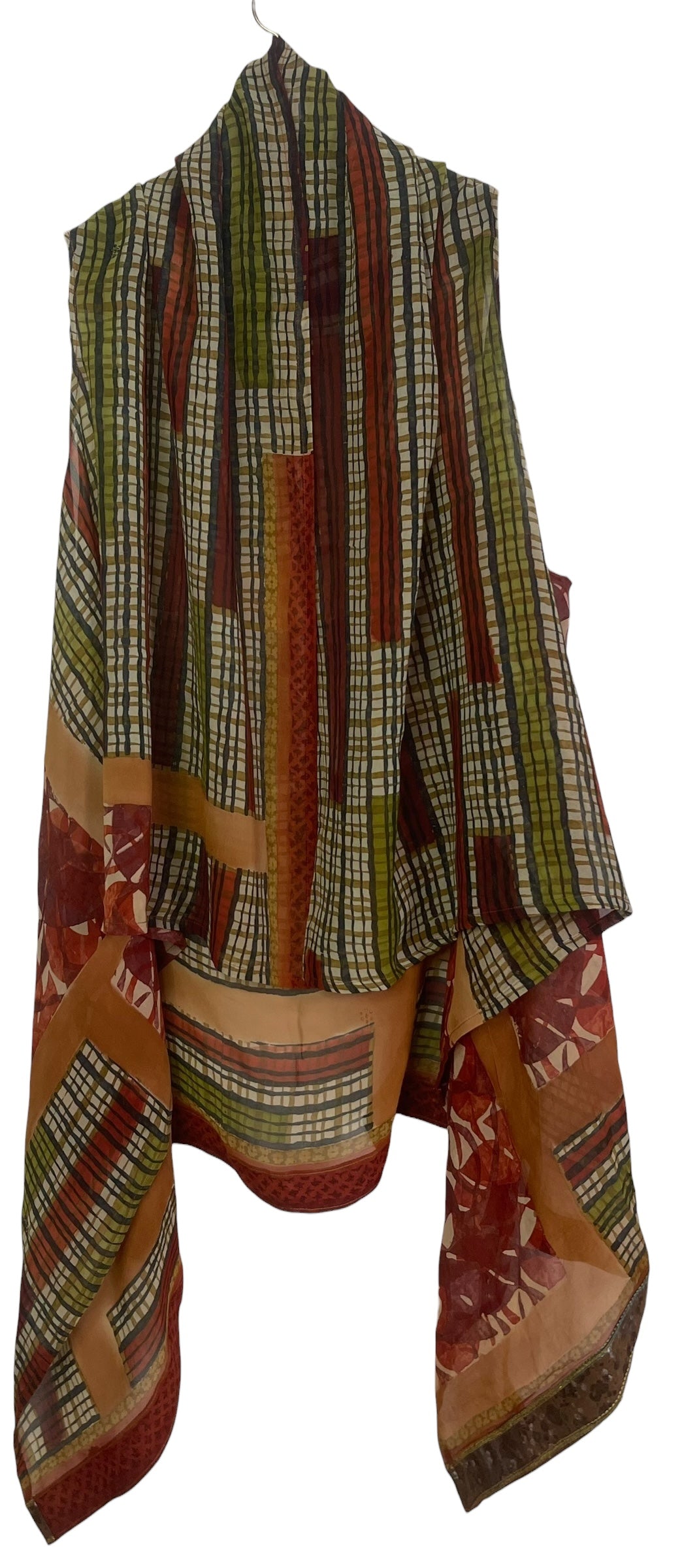 PRG8420 Sheer Wabi Sabi Pure Silk Versatile Vest