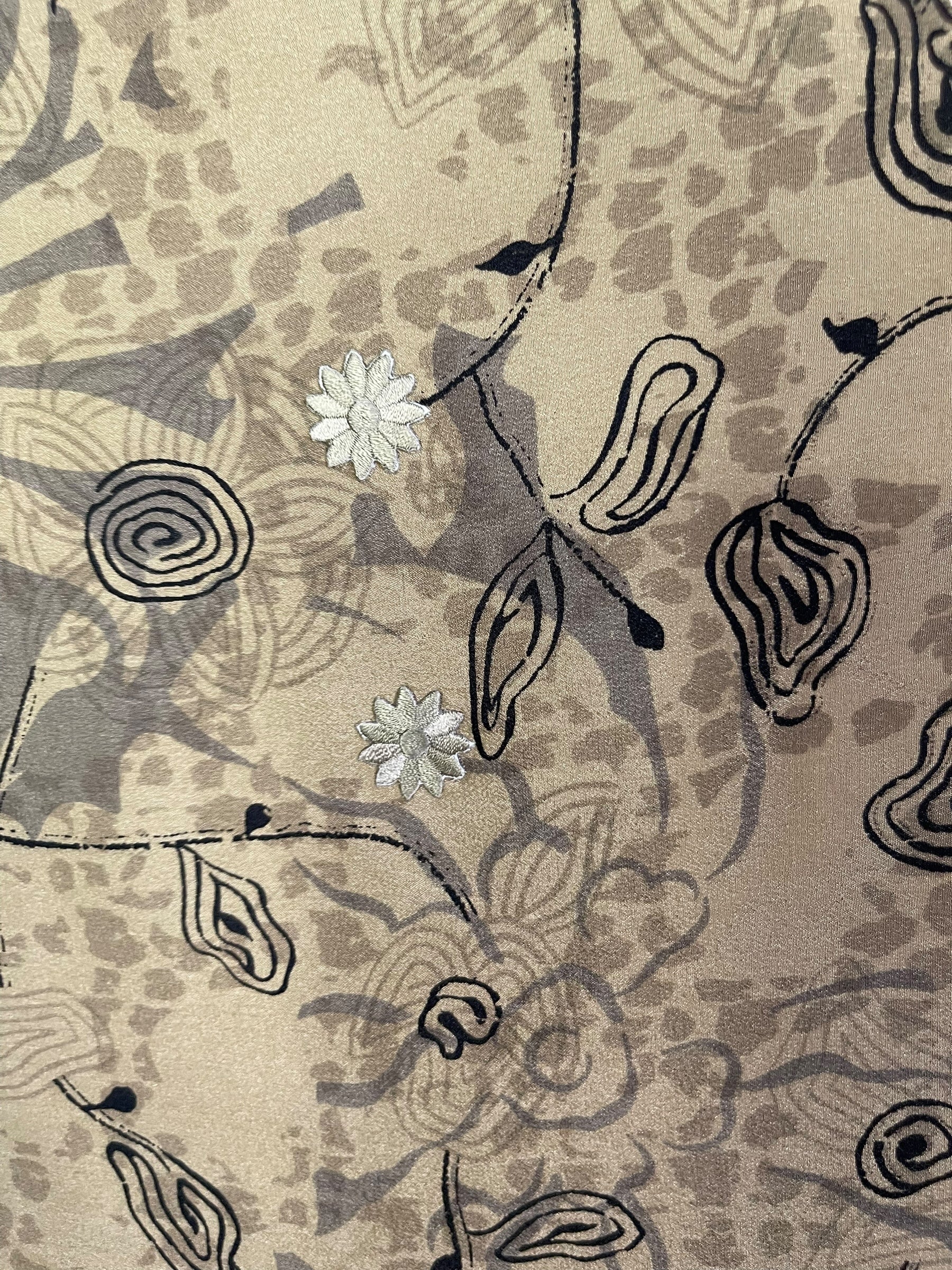 PRC7150 Avatar Pure Silk Capelet Poncho