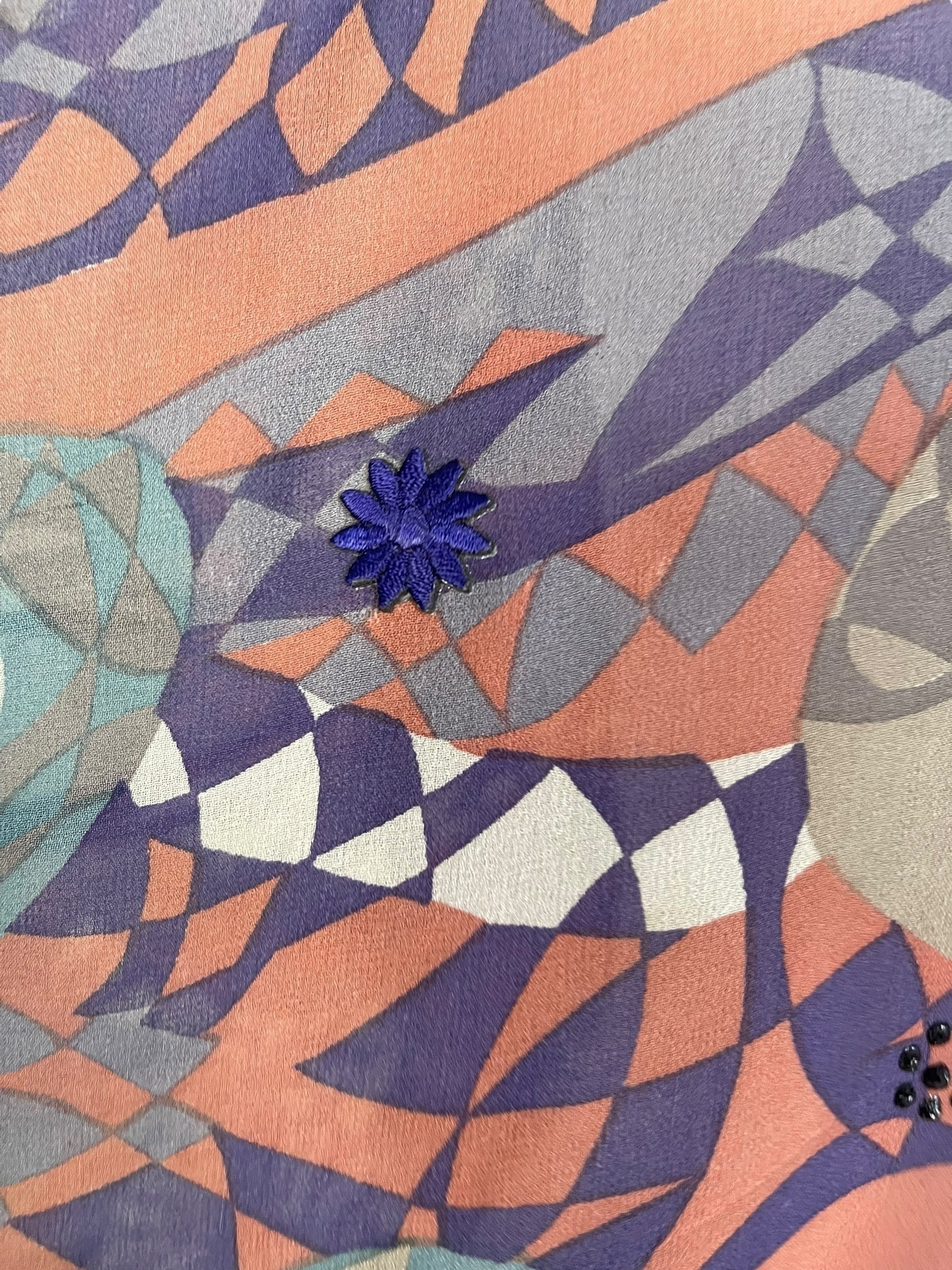 PRG7269 Sheer Wabi Sabi Pure Silk Waterfall Top