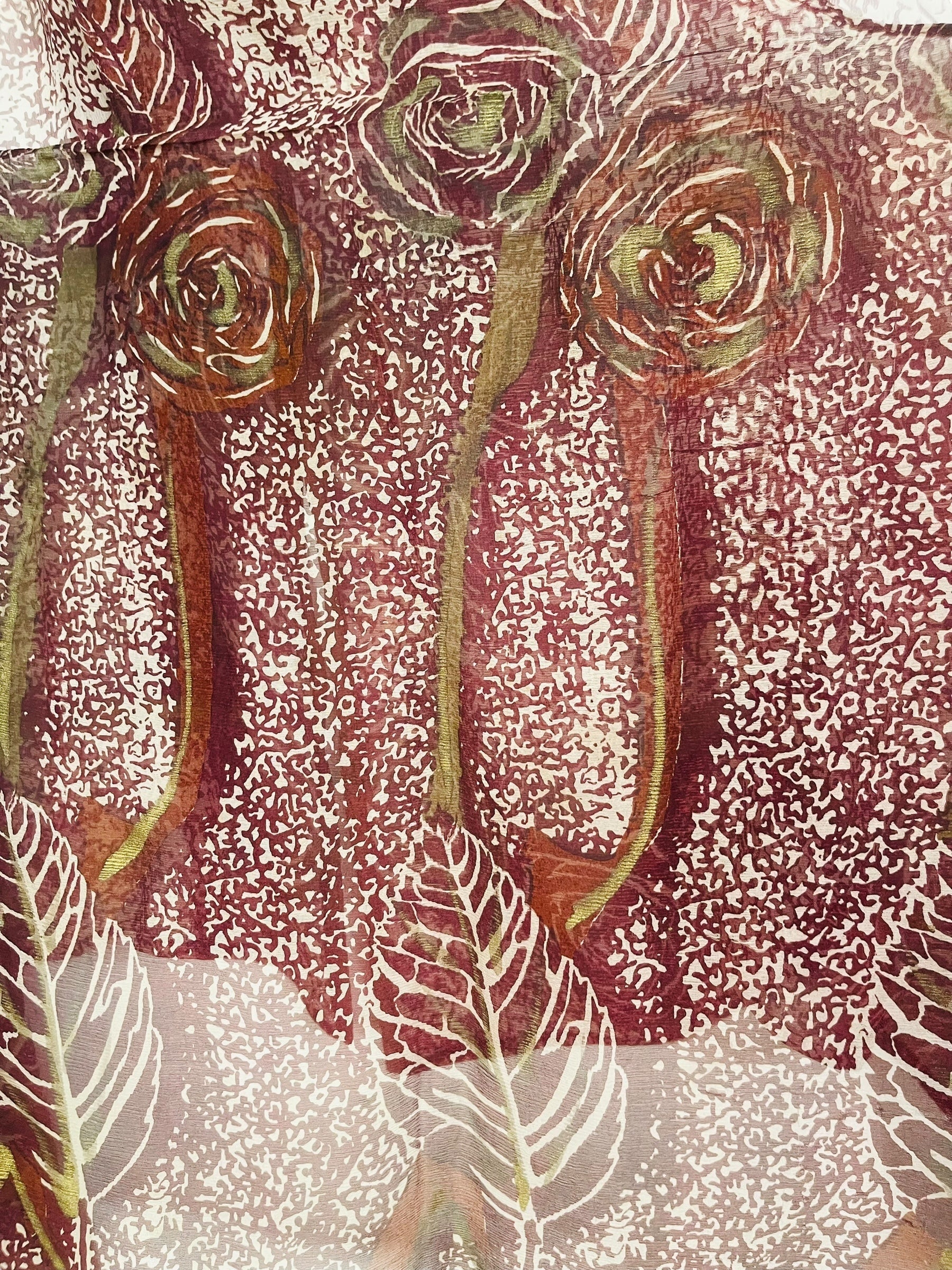 PCH7441 Very Sheer Chiffon Wabi Sabi Pure Silk Versatile Vest