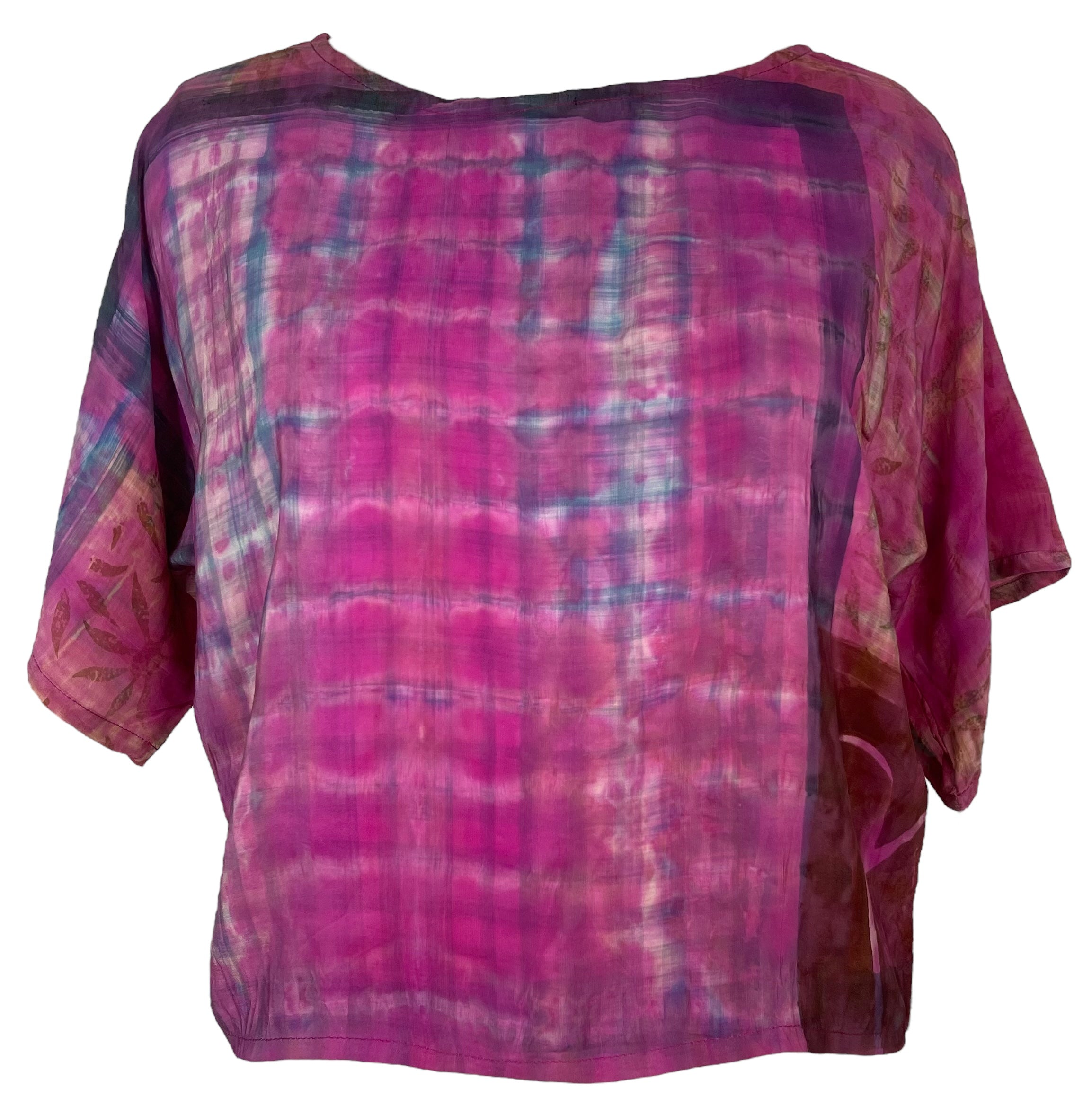 PREVIEW PRC5371 Wabi Sabi Pure Silk Boxy Top