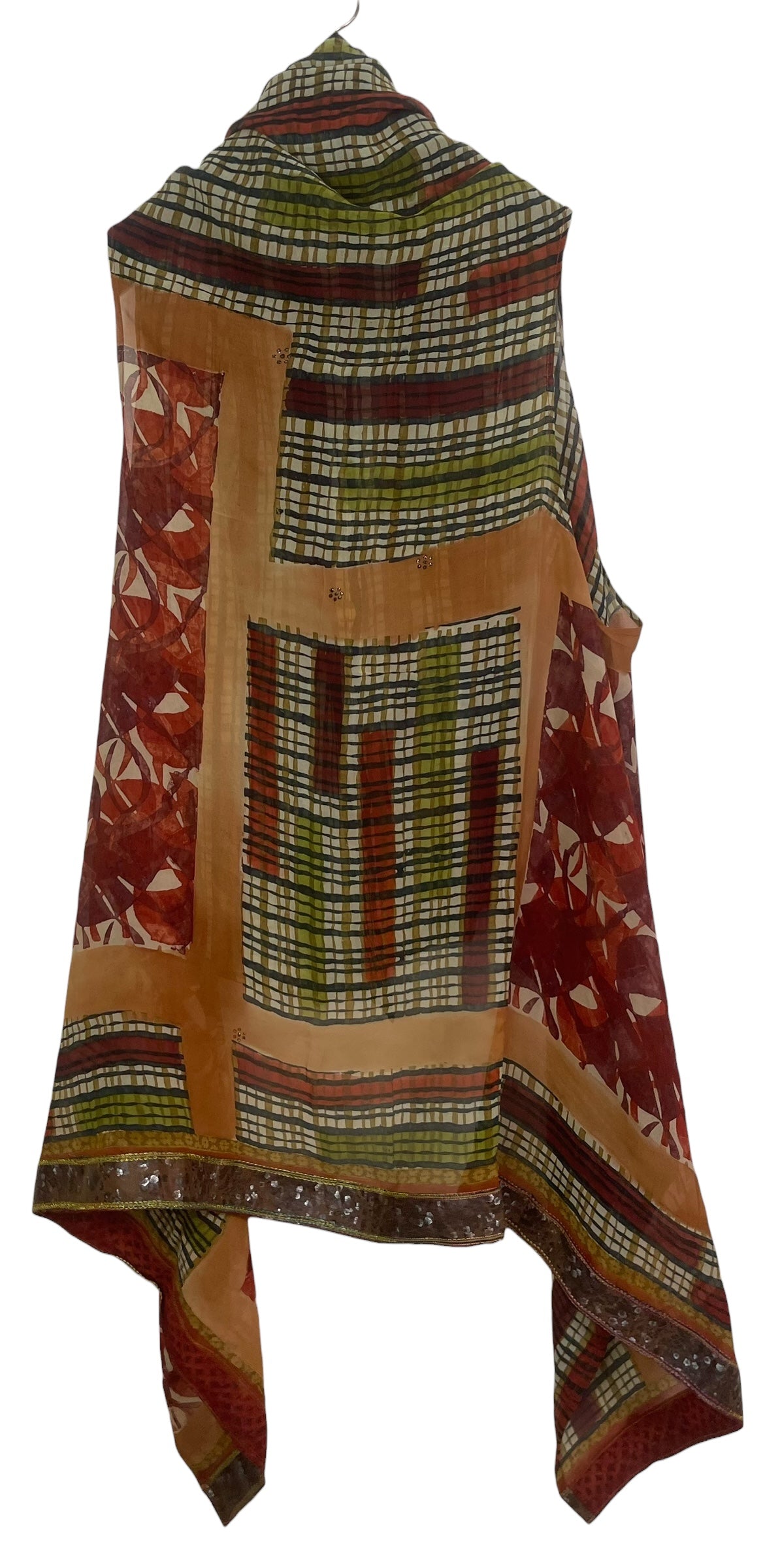 PRG8420 Sheer Wabi Sabi Pure Silk Versatile Vest