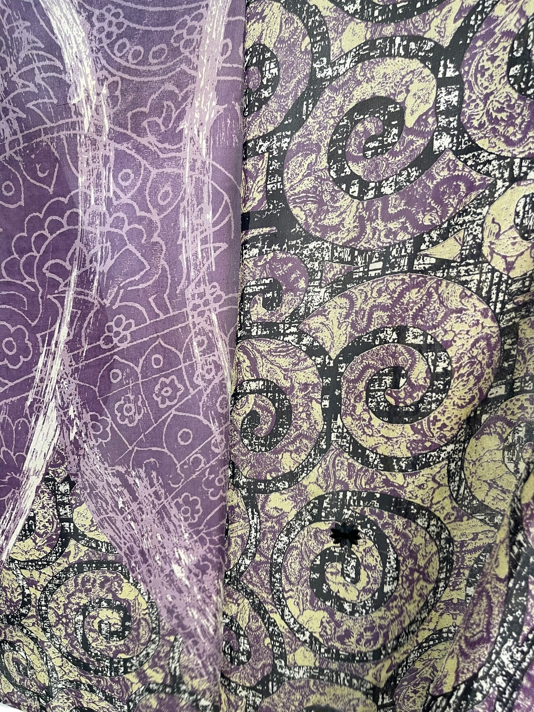 PRG7094 Sheer Avatar Pure Silk Cardigan