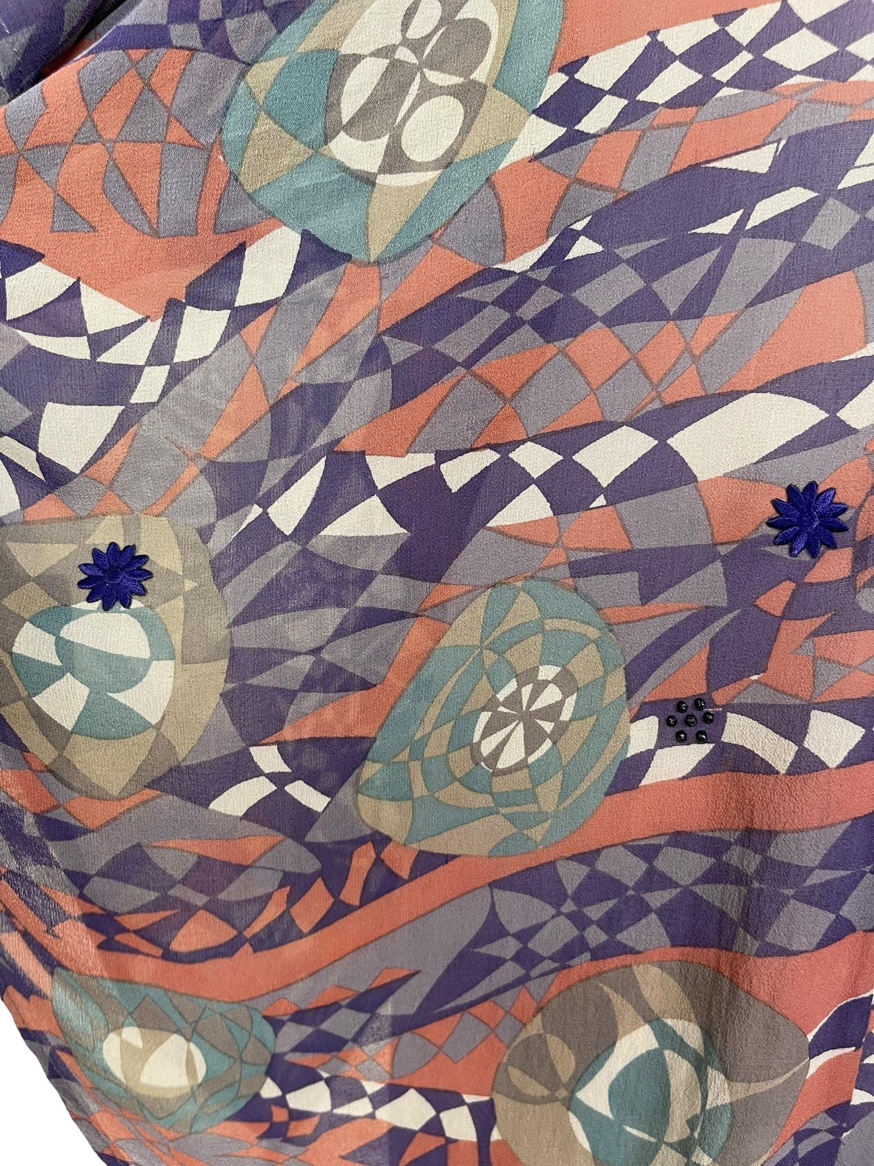 PRG7269 Sheer Wabi Sabi Pure Silk Waterfall Top