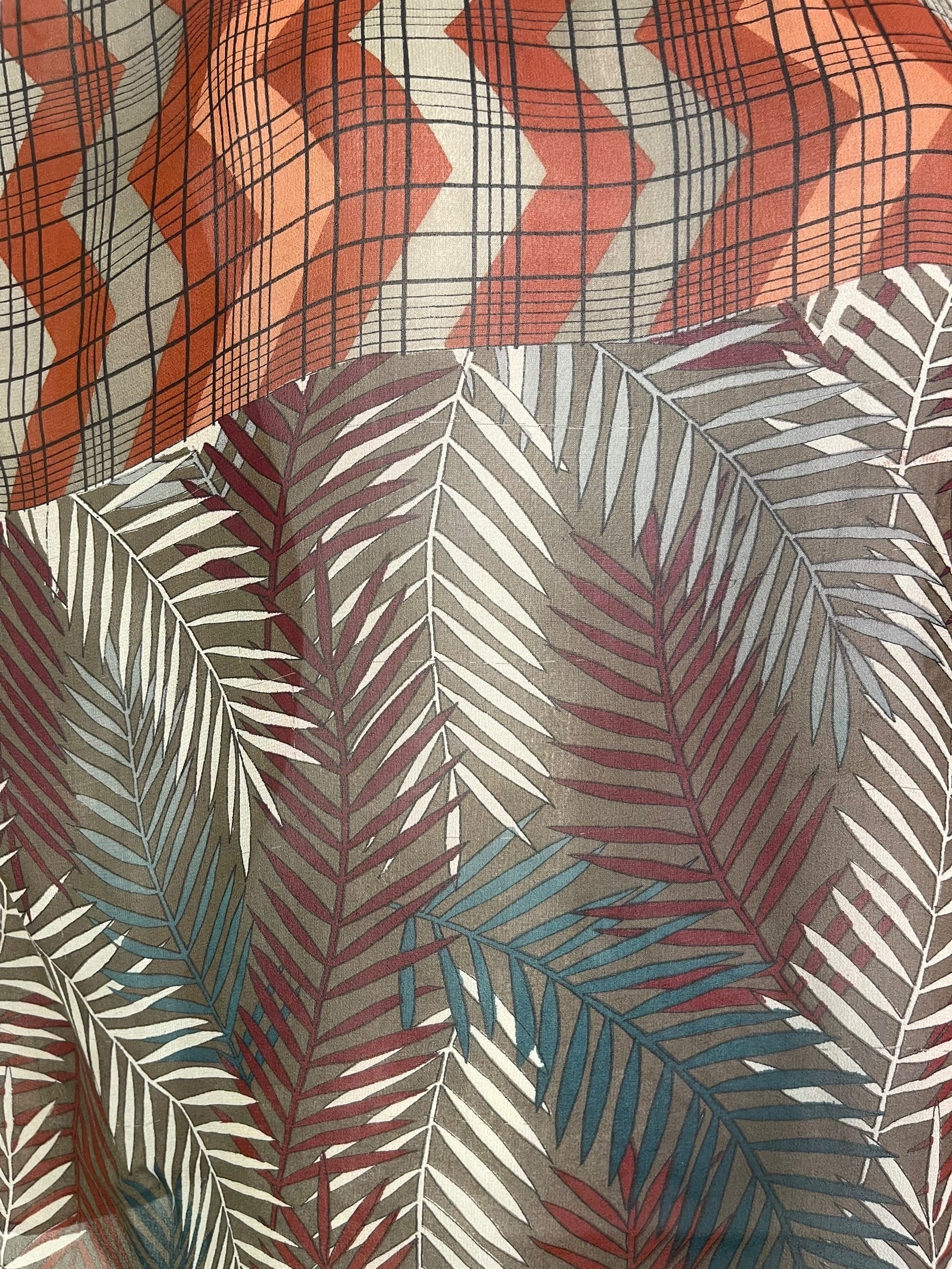 PRG8117 Sheer Wabi Sabi Pure Silk Side Slit Top by DECEMBER2025 – Handmade ethical Side Slit Top from sariKNOTsari using upcycled silk. Designed in Canada for travel and slow fashion, loved from Toronto to LA to Sydney.