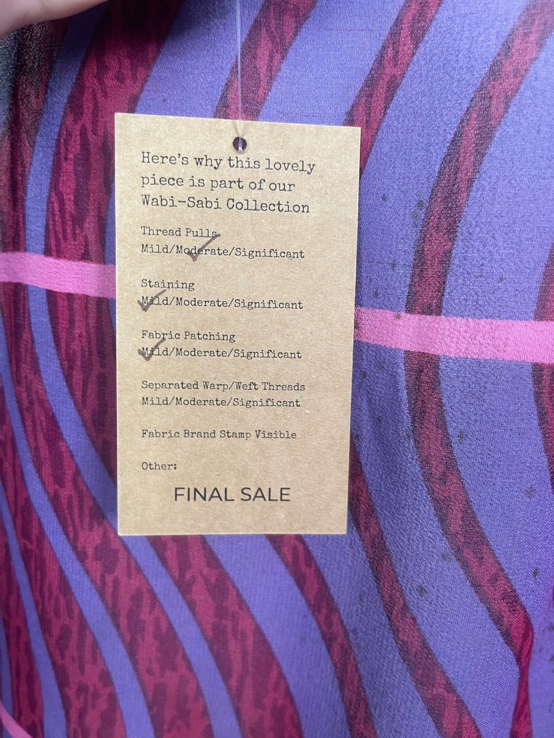 PRG8477 Sheer Wabi Sabi Pure Silk Self Pocket Tunic Dress