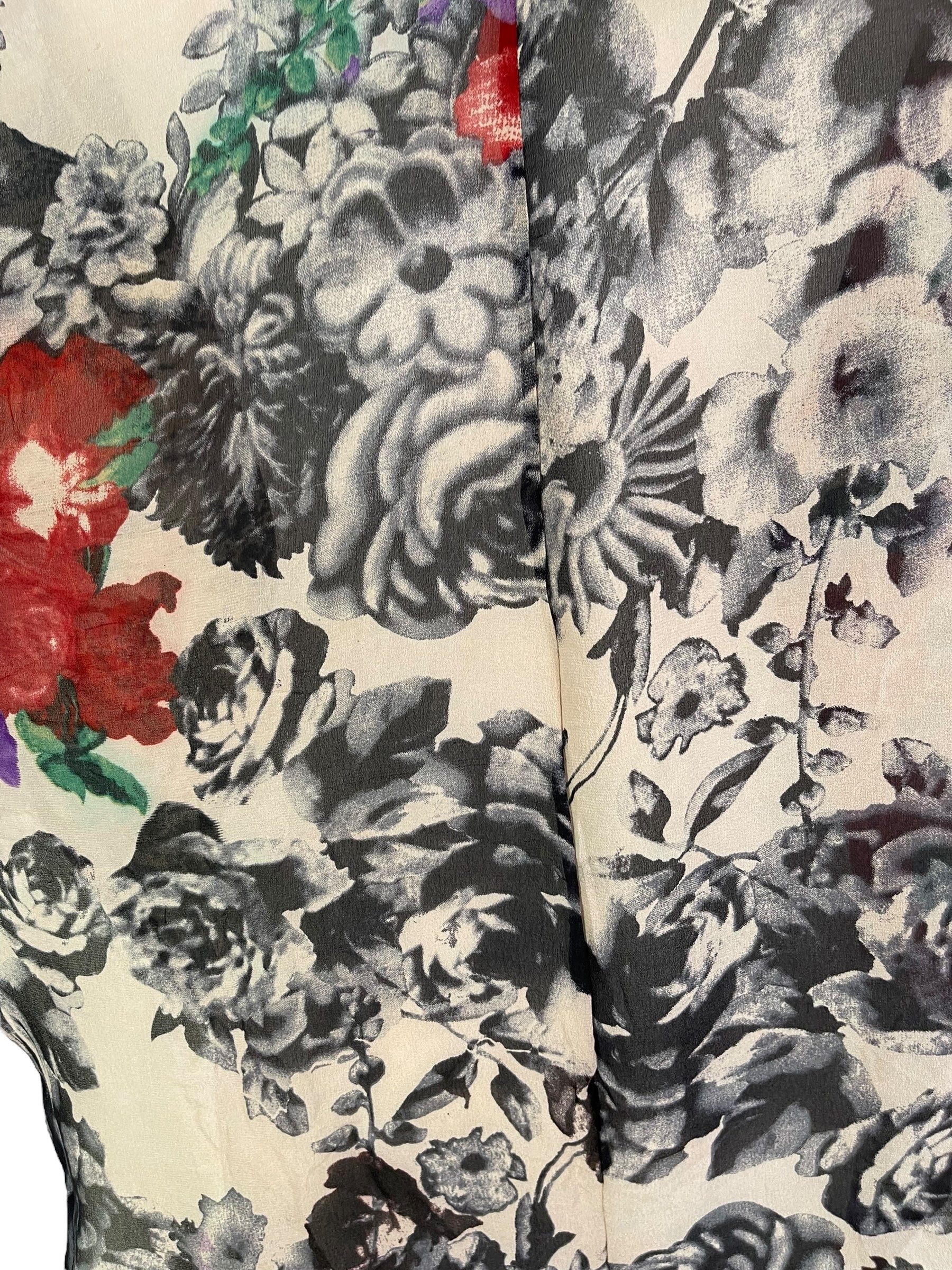 PRG7079 Sheer Wabi Sabi Pure Silk Waterfall Top