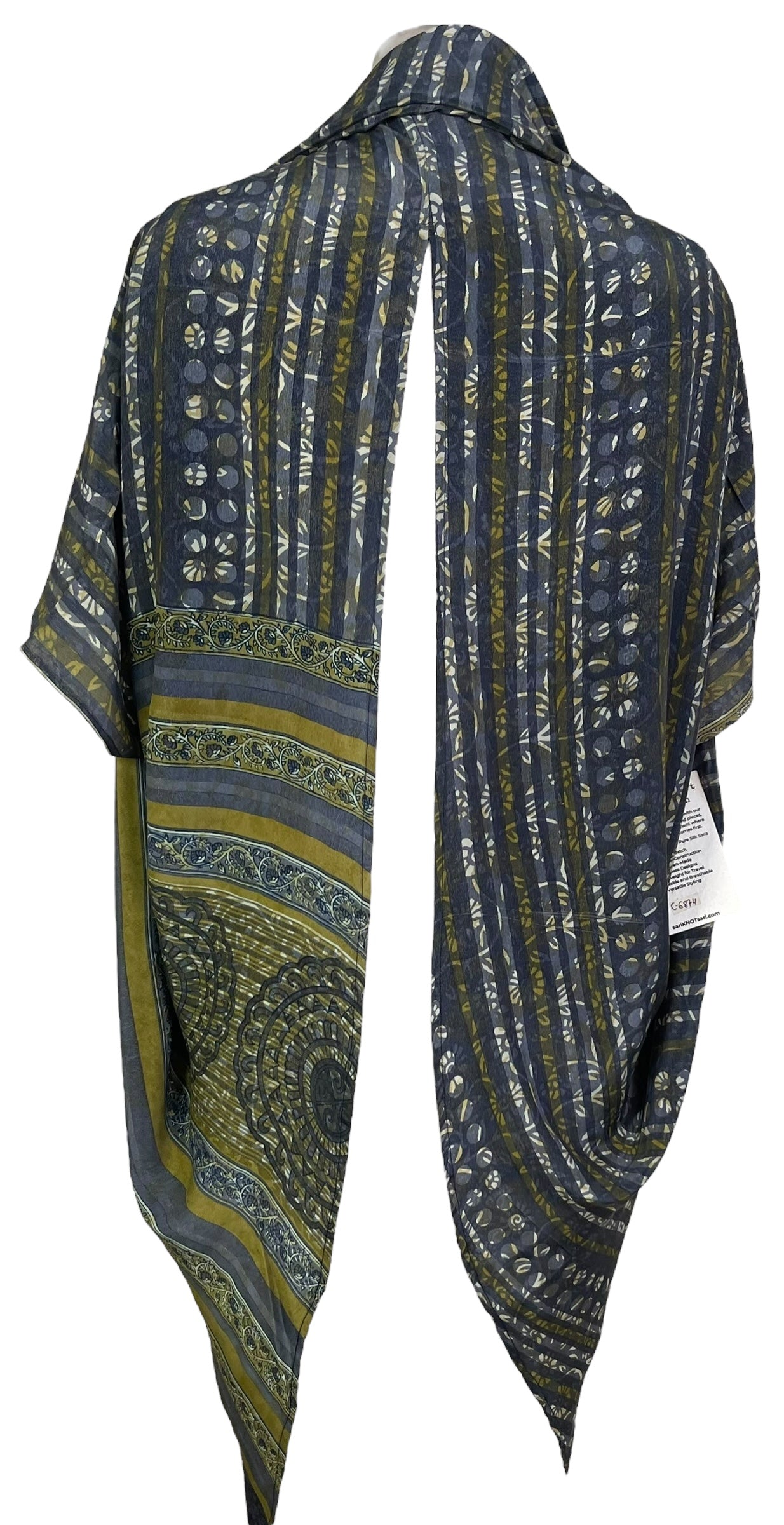 PRC6874 Avatar Pure Silk Cardigan