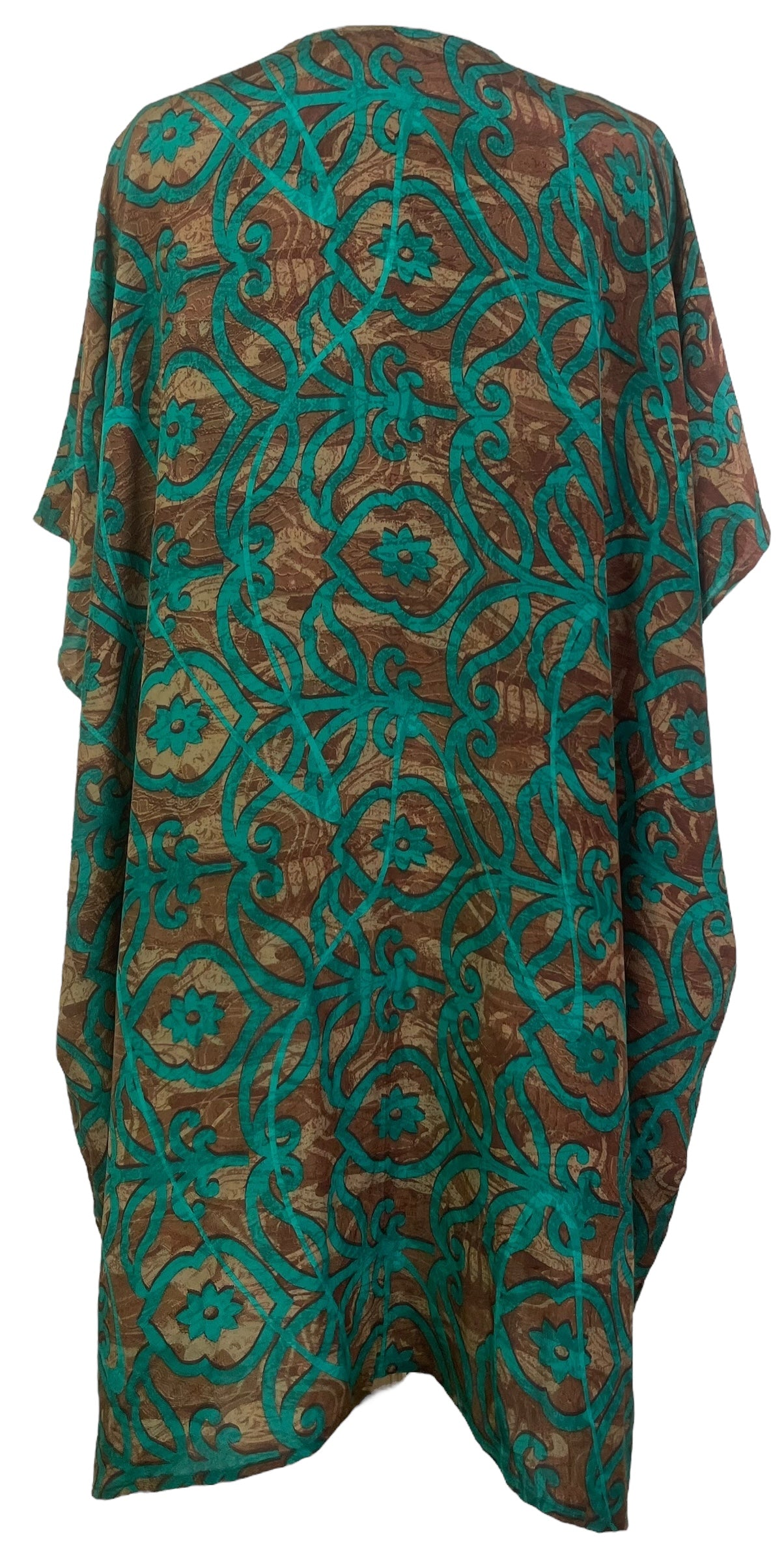 PRC7768 Avatar Pure Silk Midi Length Kaftan