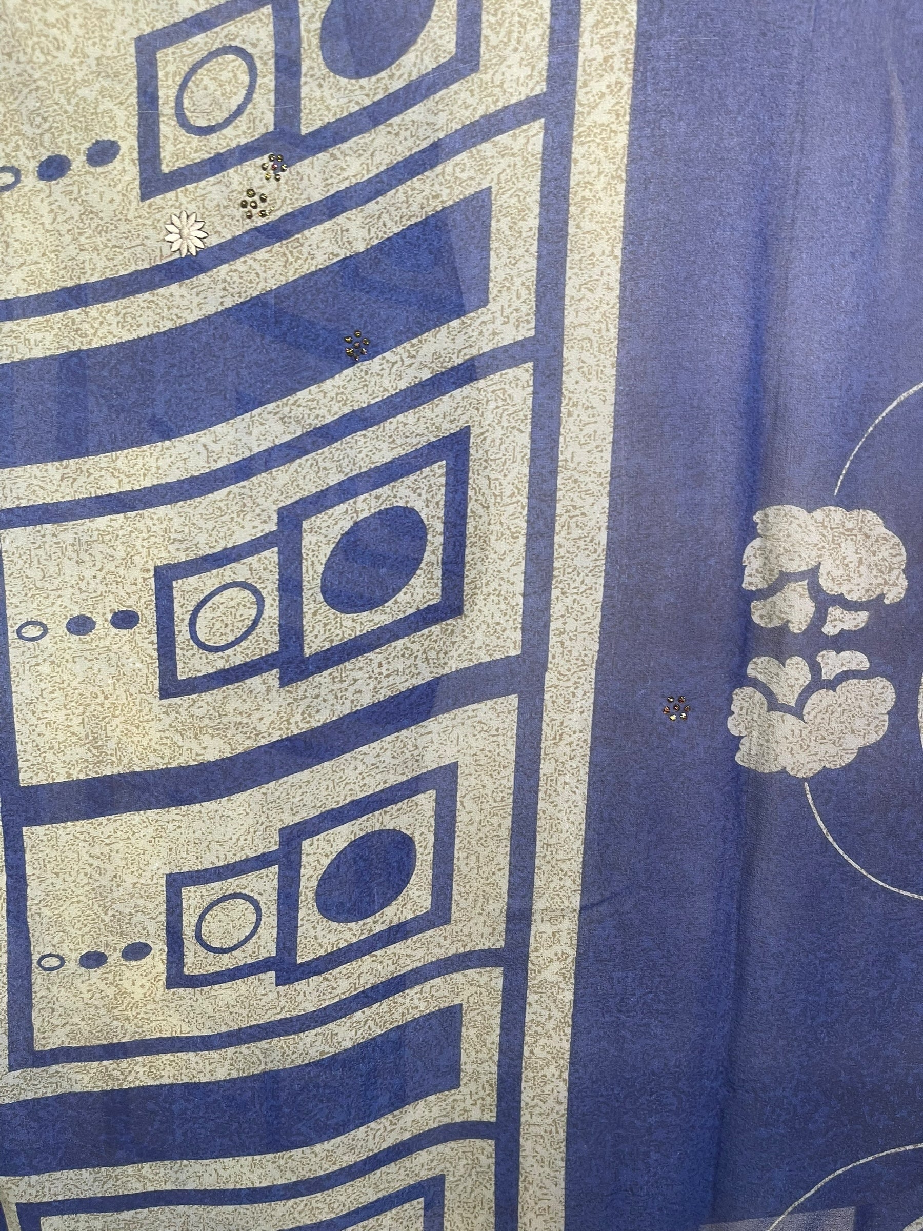 PREVIEW PRG8485 Sheer Avatar Pure Silk Short Kaftan Tunic with Slits by FEBRUARY2026 – Handmade ethical Short Kaftan from sariKNOTsari using upcycled silk. Designed in Canada for travel and slow fashion, loved from Toronto to LA to Sydney.