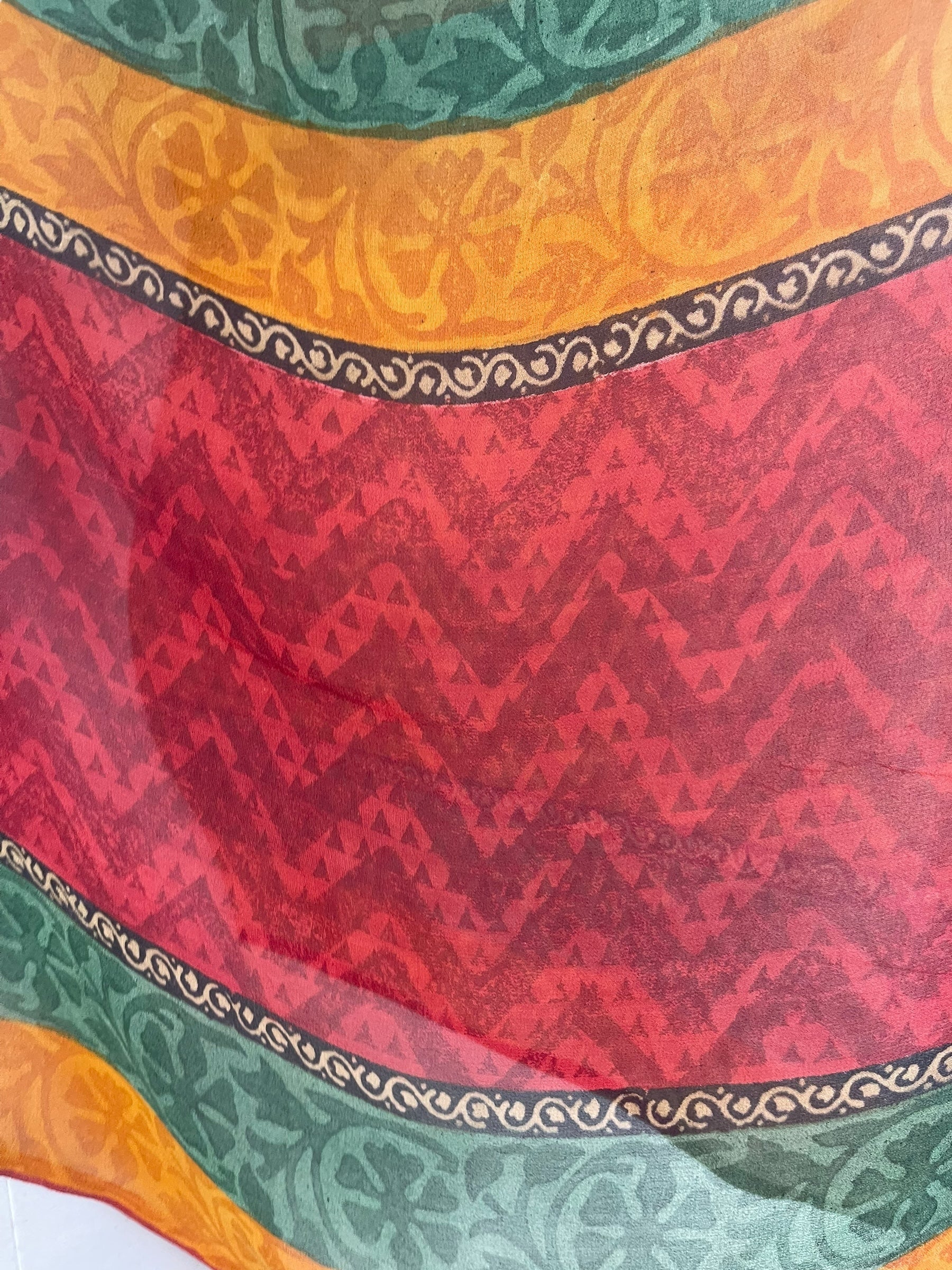 PRG7716 Sheer Avatar Pure Silk Capelet Poncho