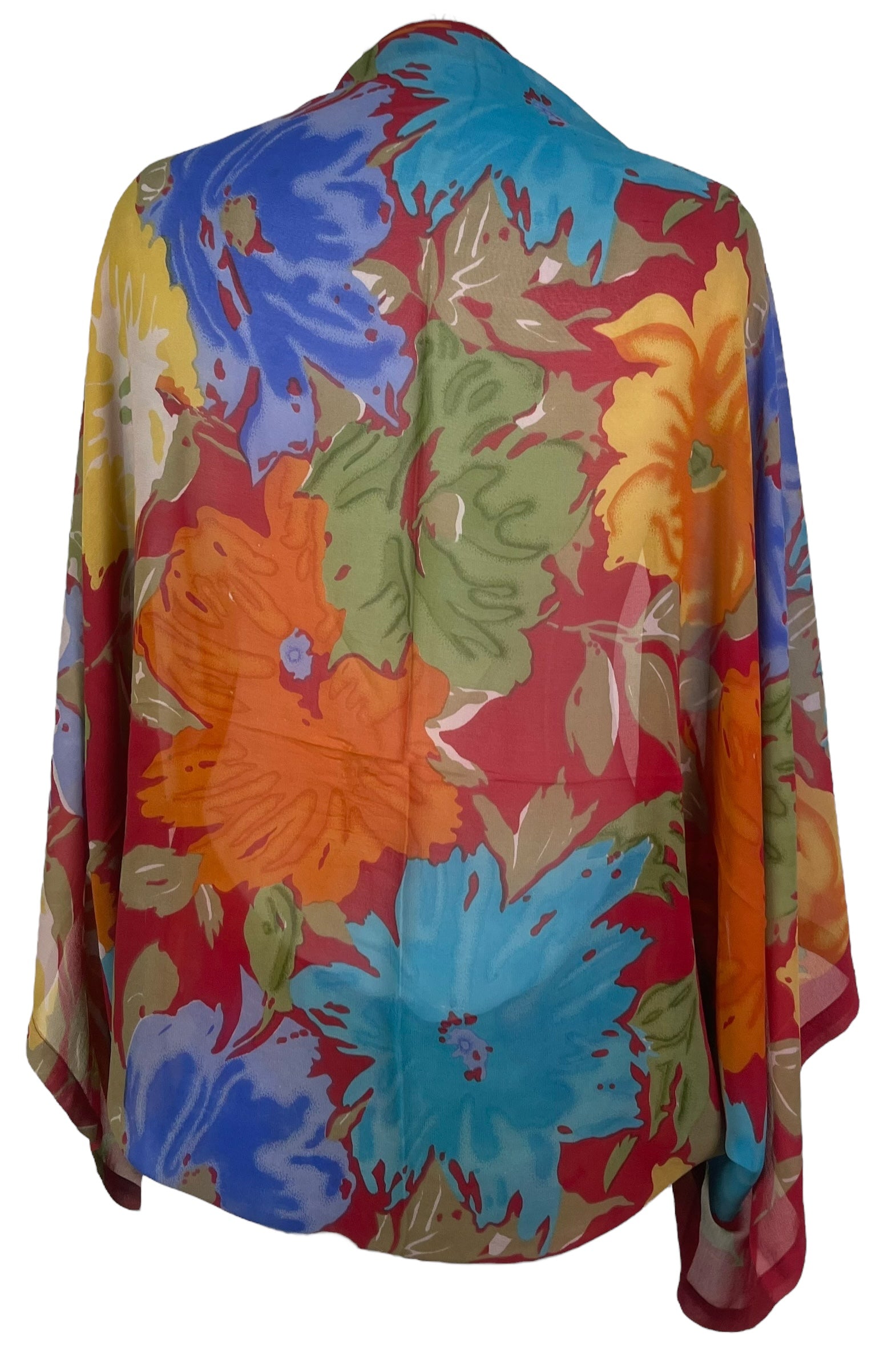 PRG7529A Sheer Wabi Sabi Pure Silk Shrug