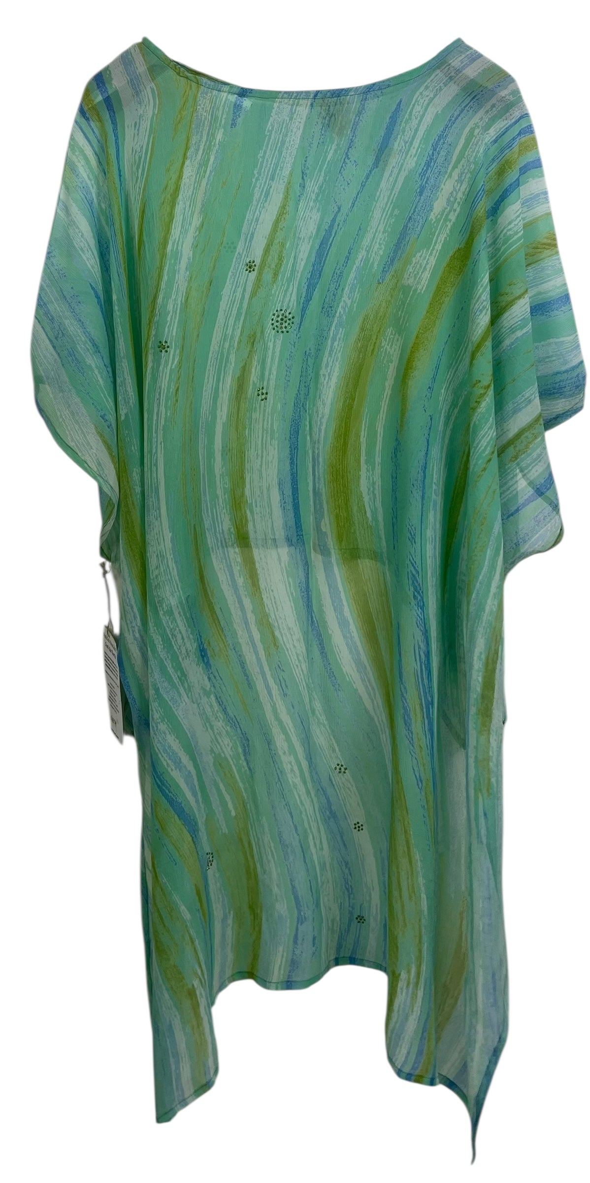 PREVIEW PCH8729 Very Sheer Avatar Pure Silk Hi Lo Top by MARCH2026 – Handmade ethical Hi Lo Top from sariKNOTsari using upcycled silk. Designed in Canada for travel and slow fashion, loved from Toronto to LA to Sydney.
