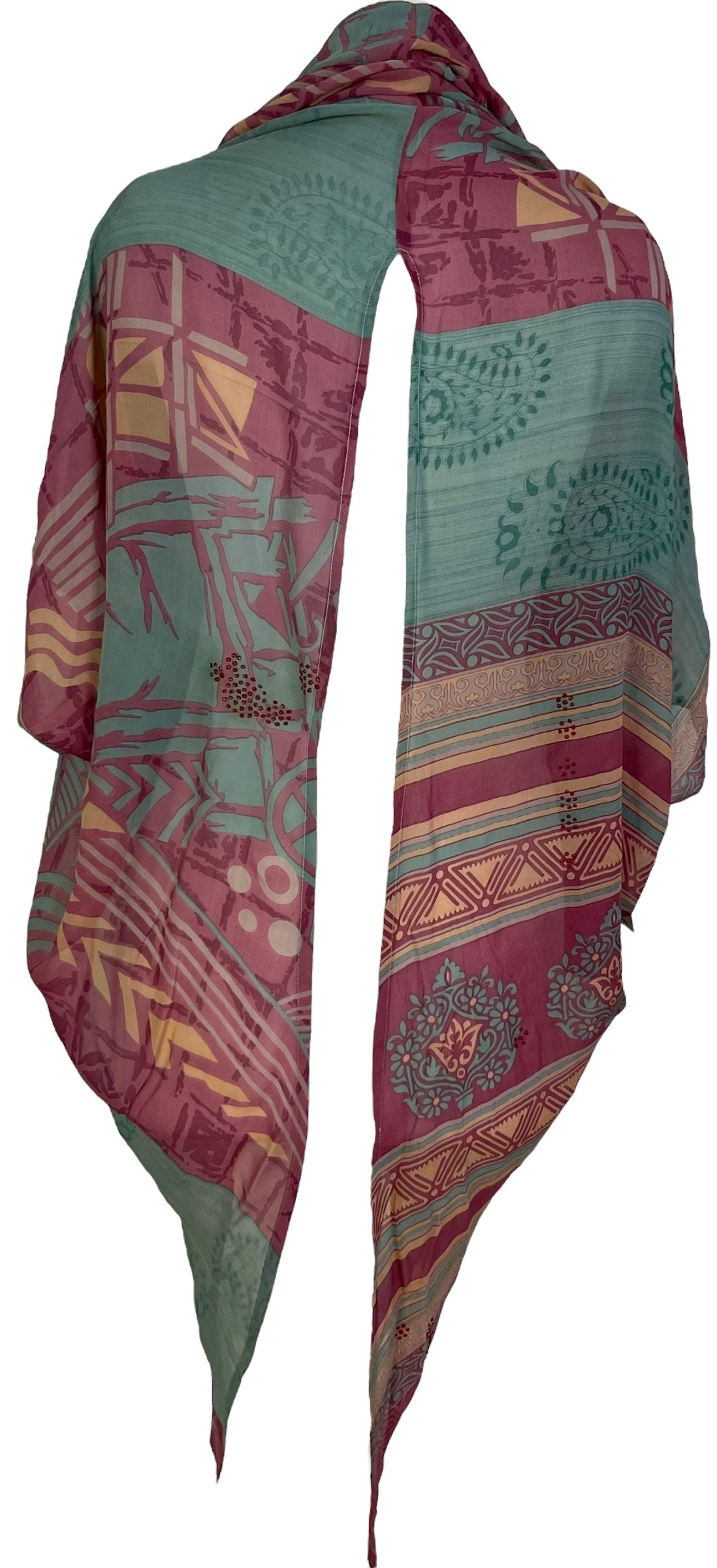 PRG7056 Sheer Wabi Sabi Pure Silk Cardigan