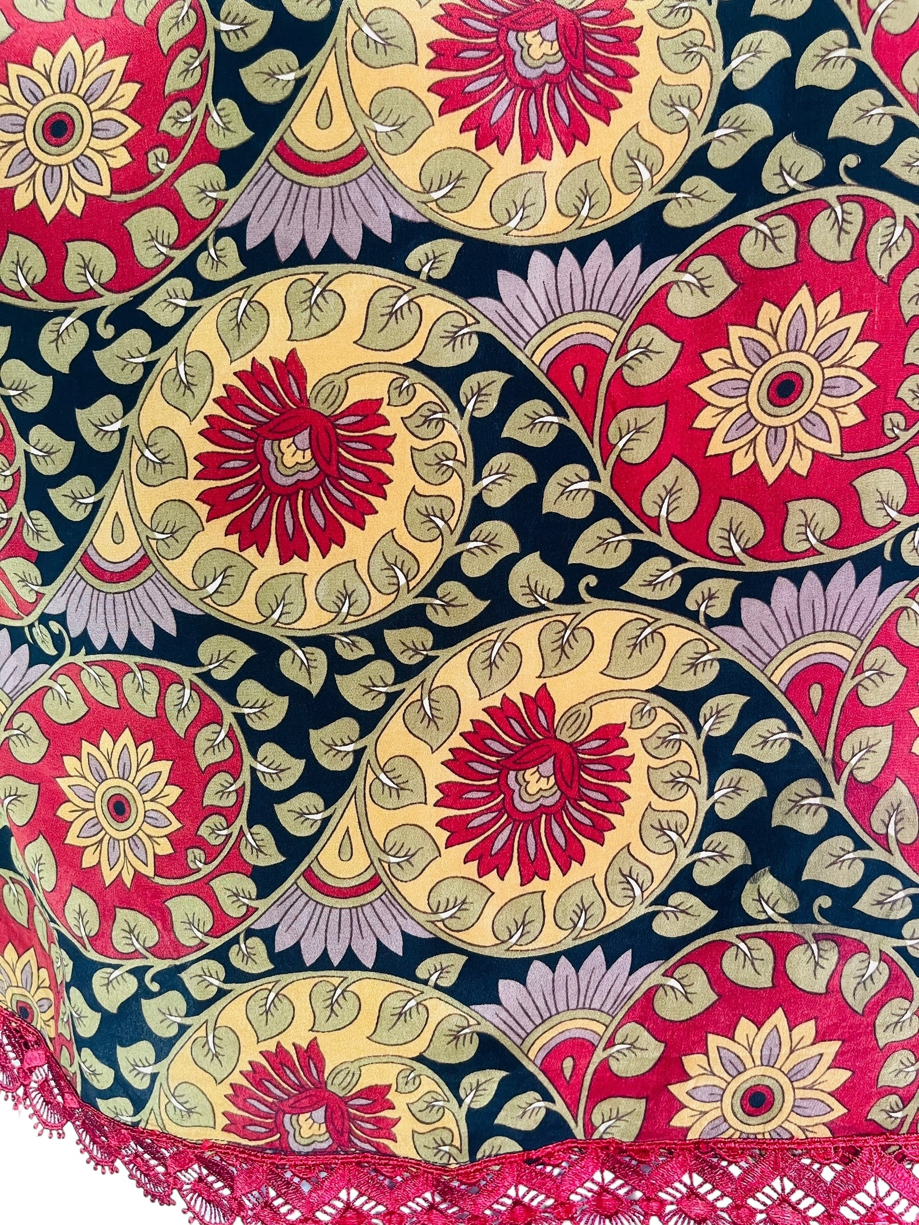 PRC6974 Wabi Sabi Pure Silk Side Slit Top