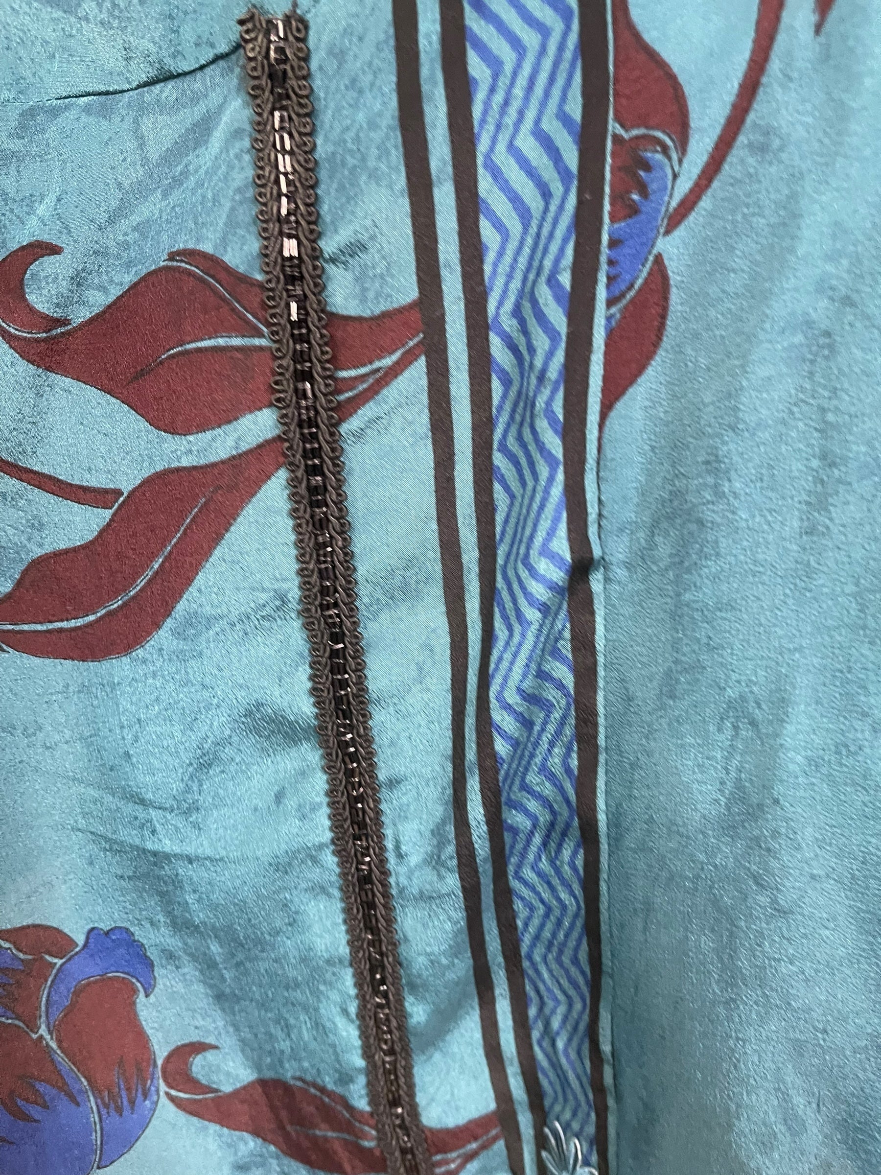 PRC8896 Avatar Pure Silk Sculptural Long Tunic Dress