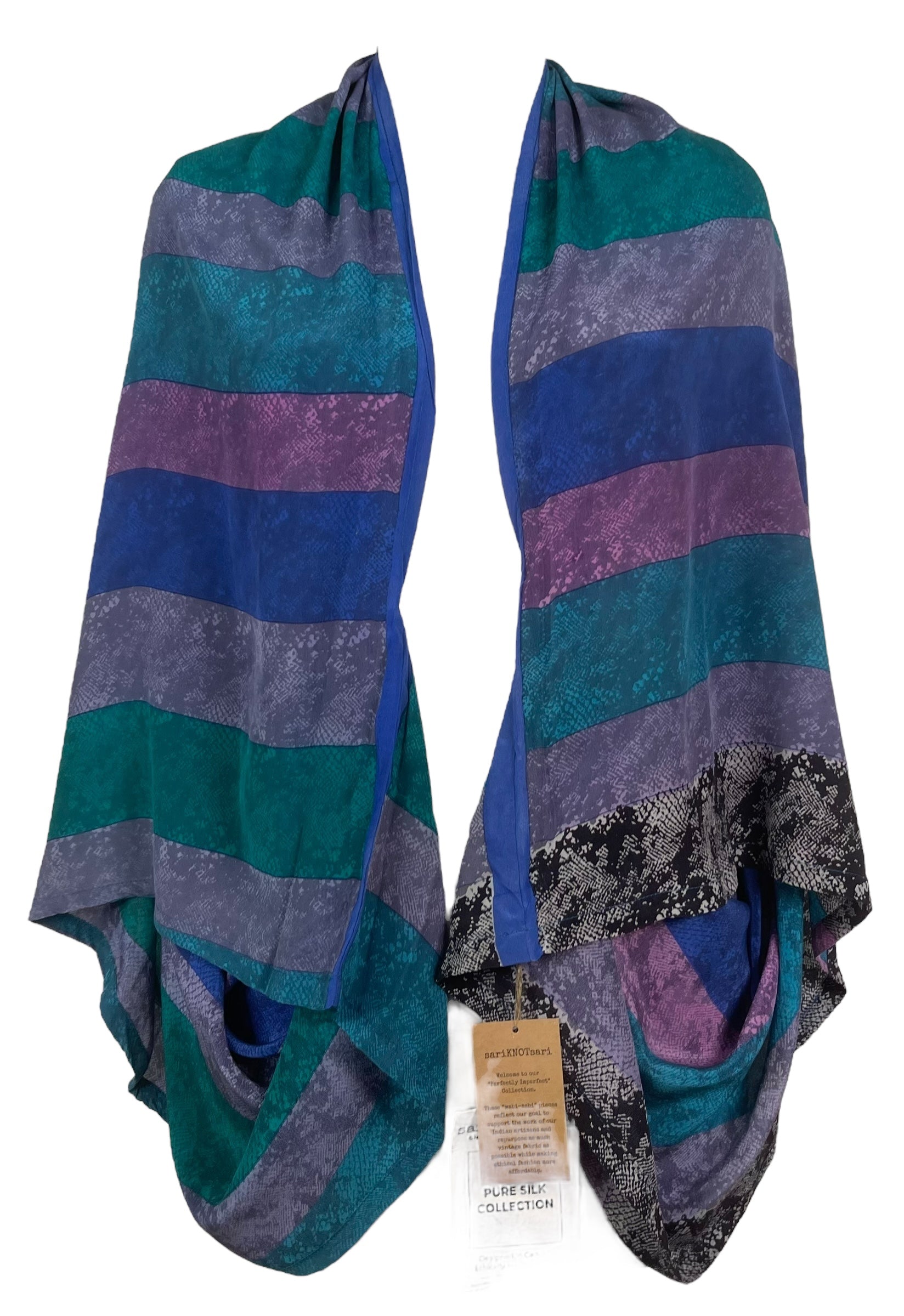 PRC7295 Wabi Sabi Pure Silk Shrug