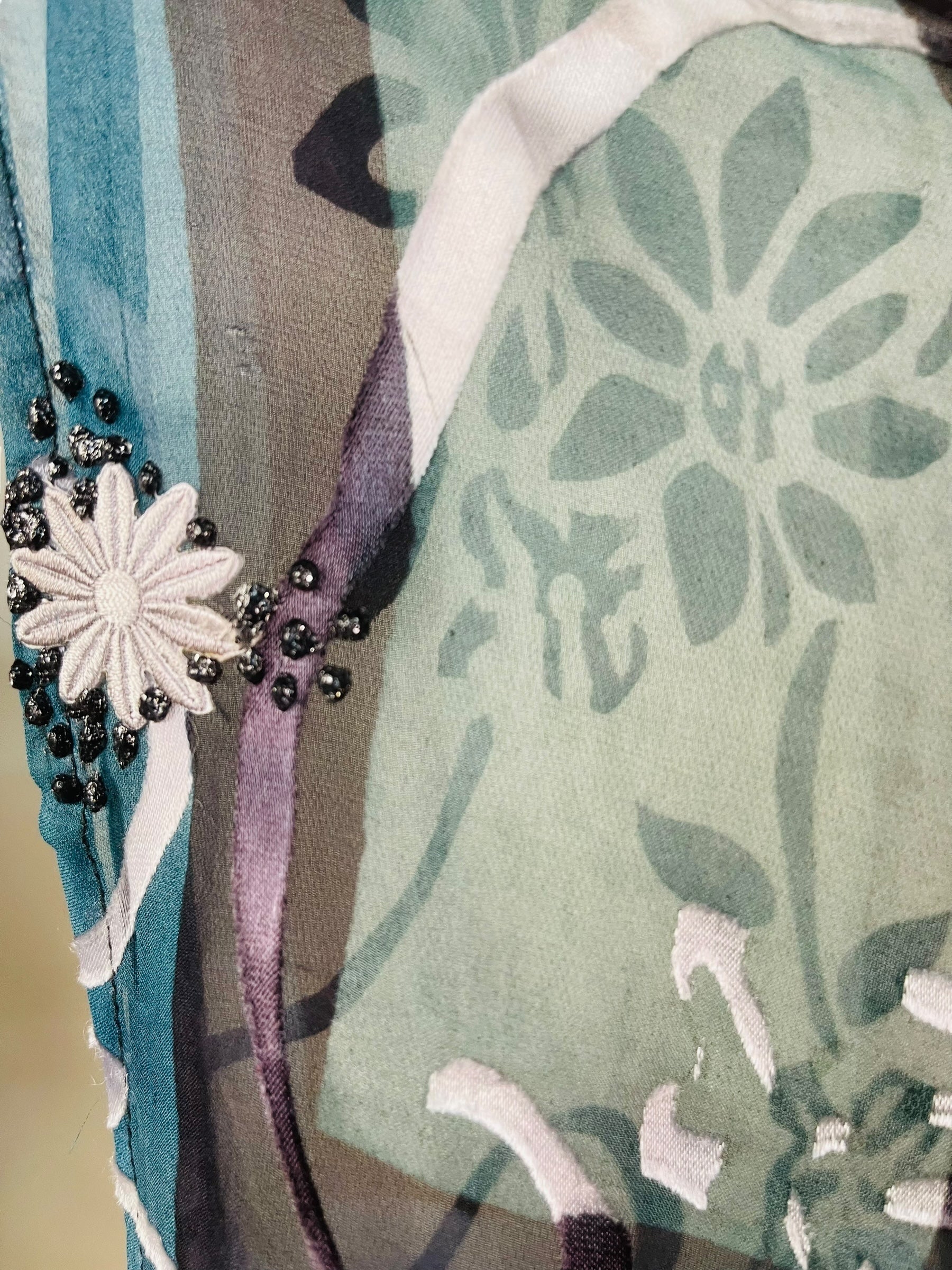 PRG7108 Sheer Wabi Sabi Pure Silk Cardigan