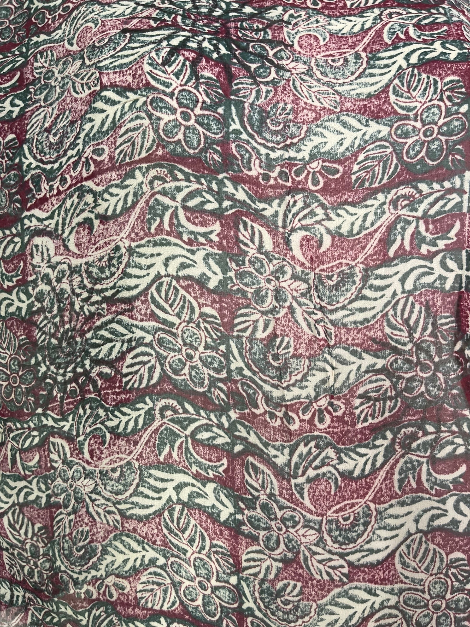 PRG8118 Sheer Avatar Pure Silk Side Slit Top