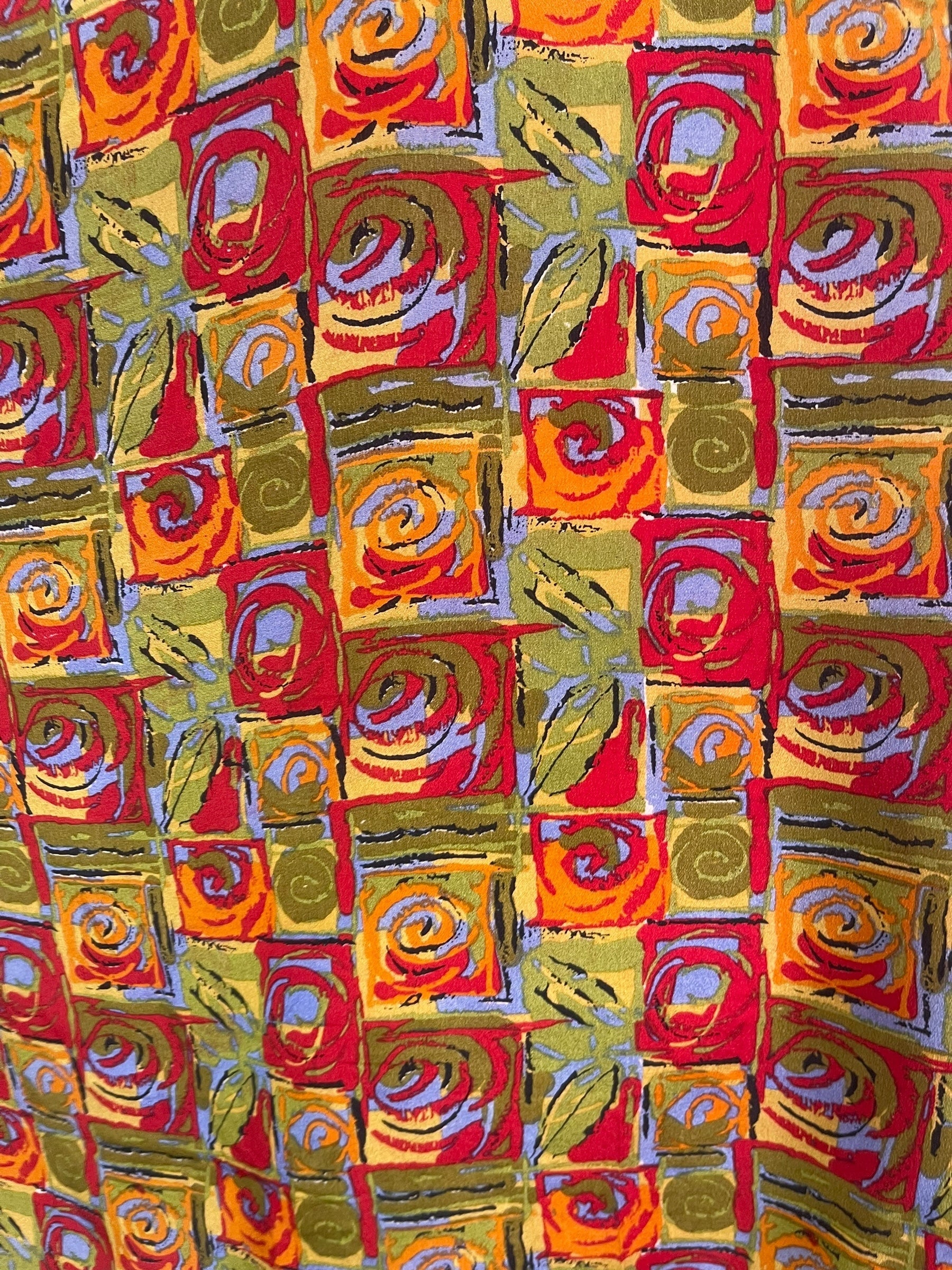 PRC8468 Avatar Pure Silk Long Tunic with Side Ties