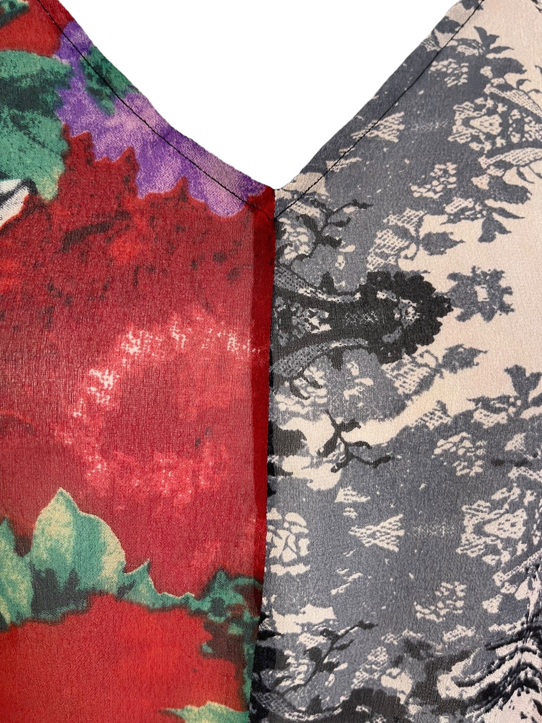 PRG7079 Sheer Wabi Sabi Pure Silk Waterfall Top