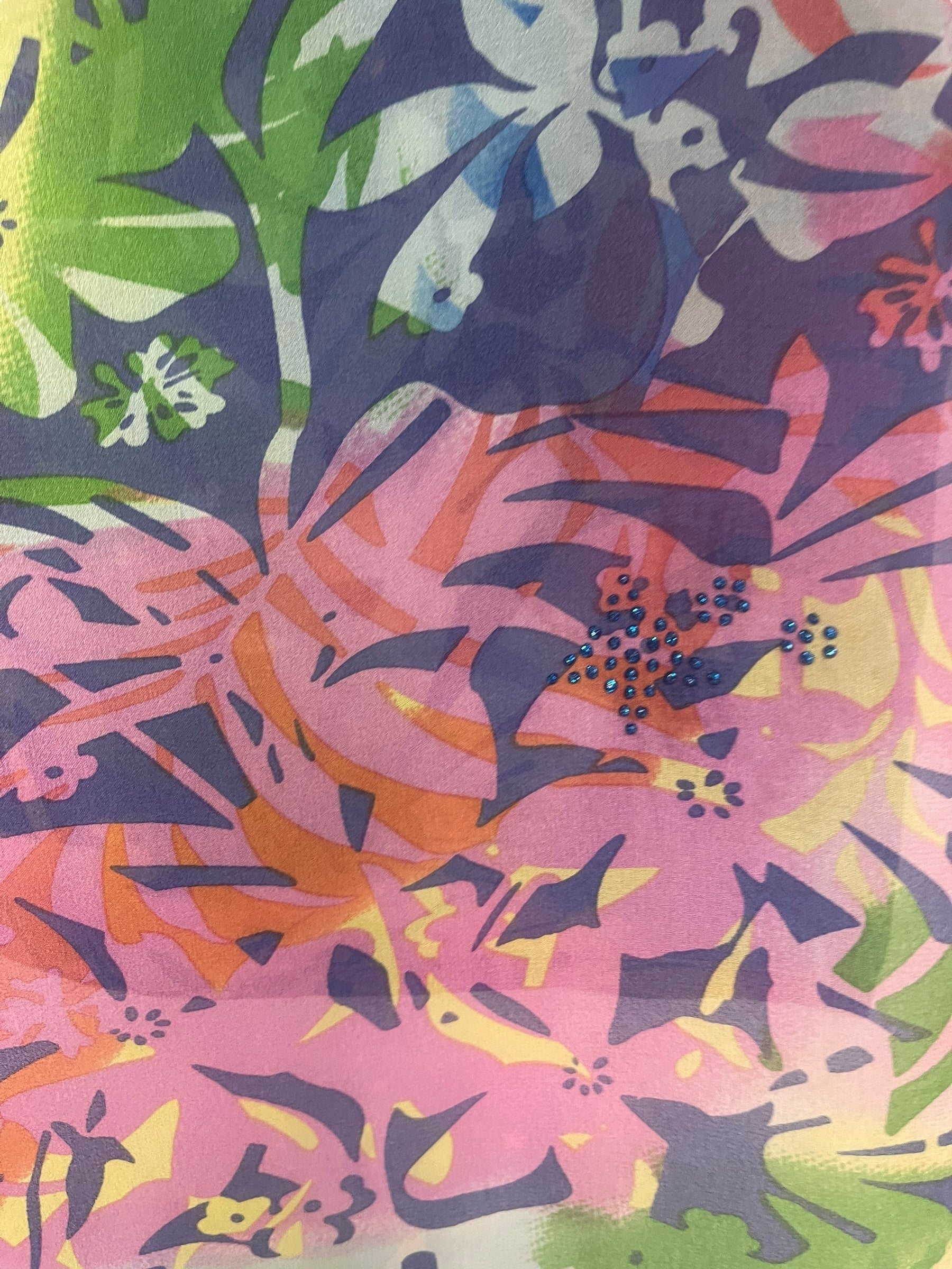 PRG7871 Sheer Avatar Pure Silk Hi Lo Top