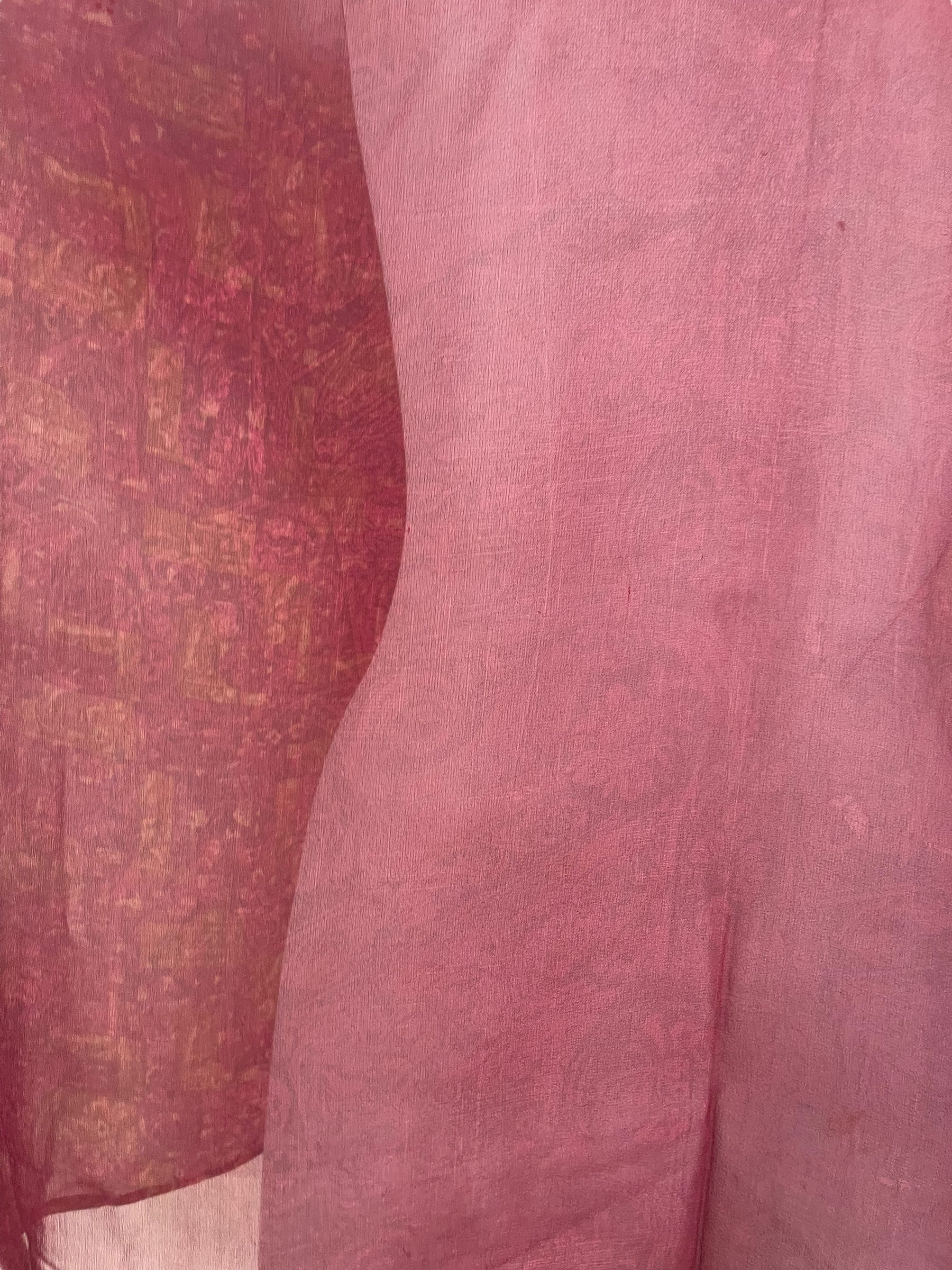 PRG7863 Sheer Avatar Pure Silk Long Tunic with Side Ties