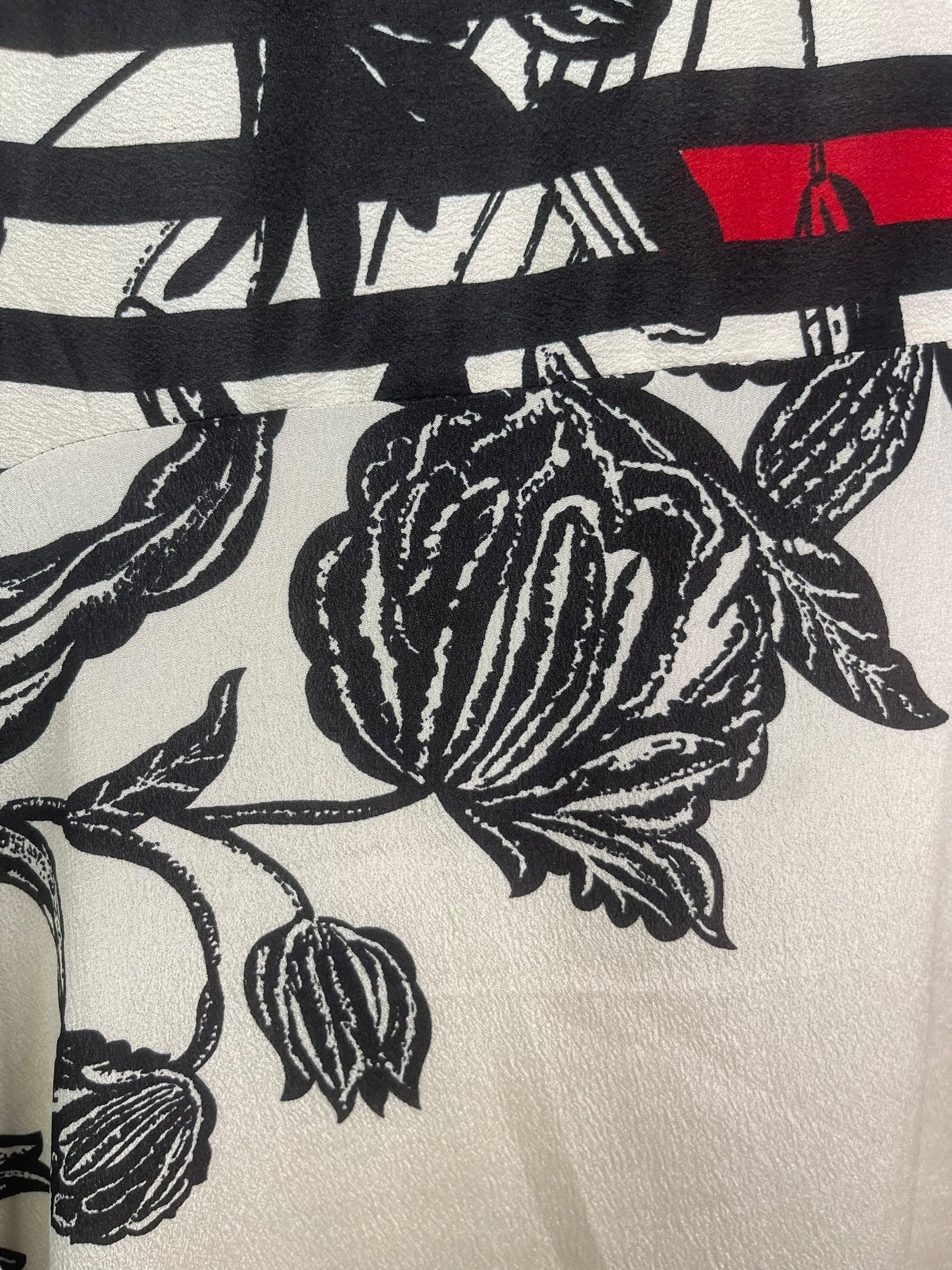 PRC7979 Avatar Pure Silk Sculptural Long Tunic Dress