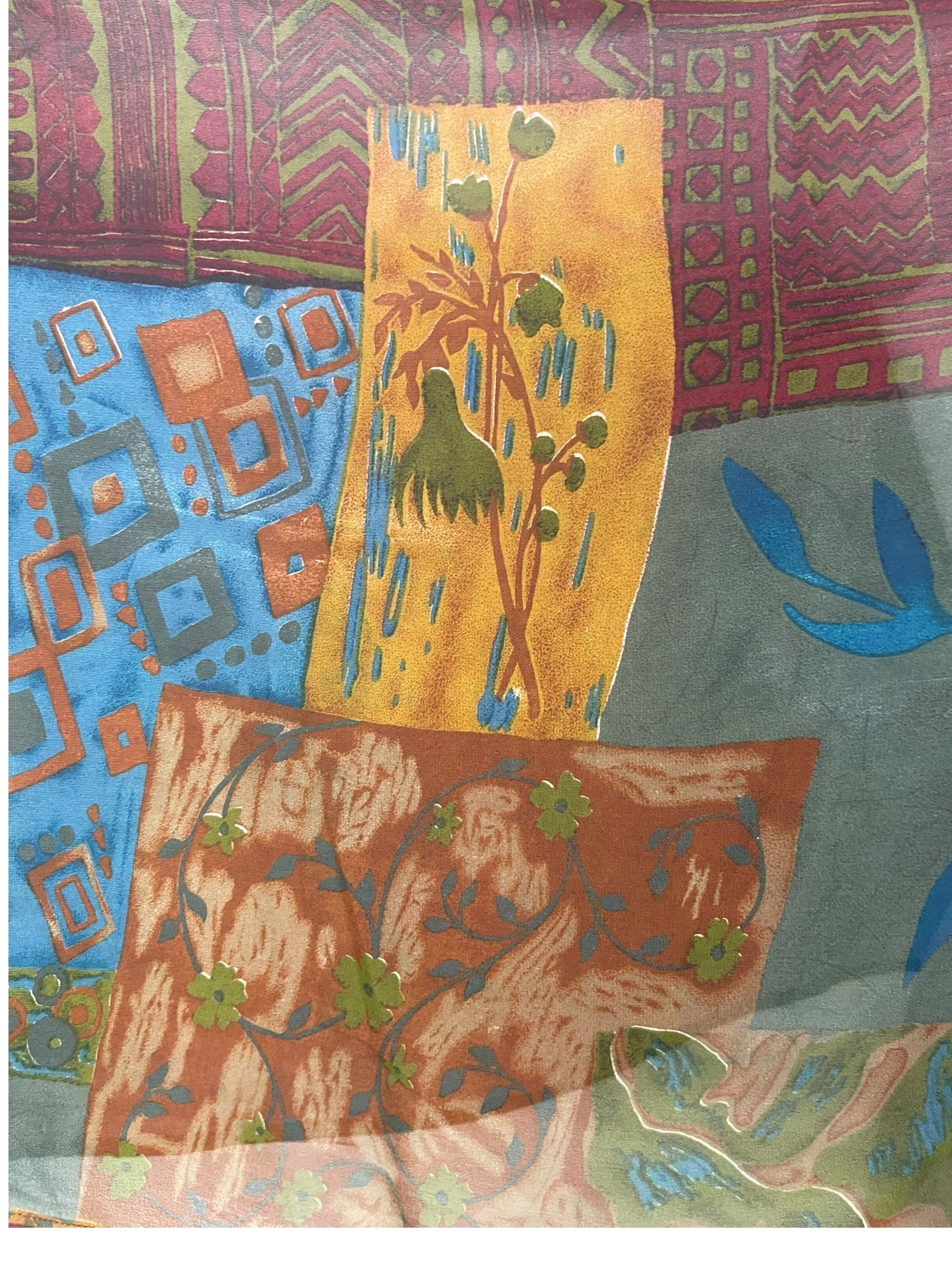 PREVIEW PRG8636 Sheer Avatar Pure Silk Capelet Poncho by FEBRUARY2026 – Handmade ethical Poncho from sariKNOTsari using upcycled silk. Designed in Canada for travel and slow fashion, loved from Toronto to LA to Sydney.