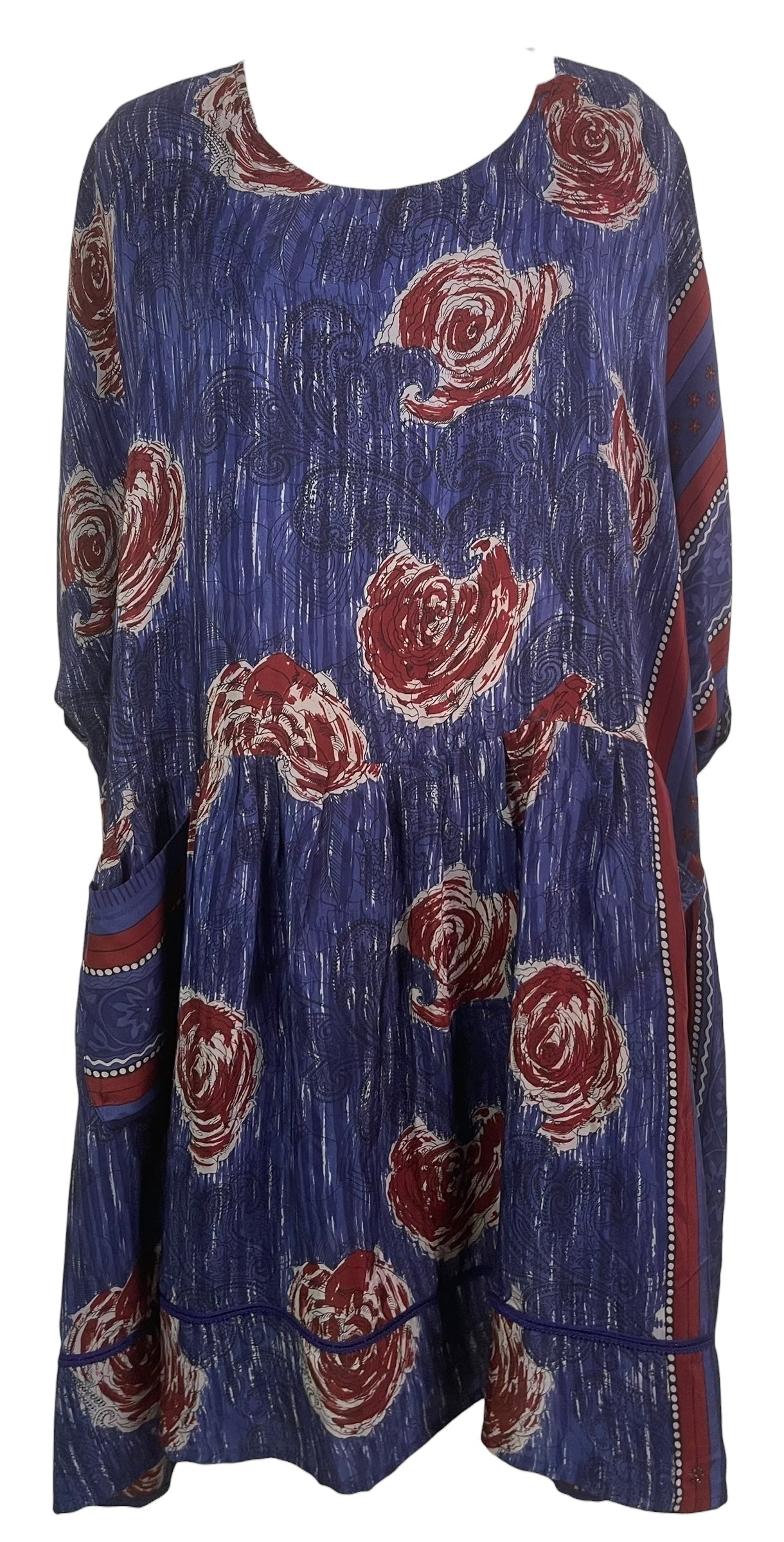 PRC8652 Avatar Pure Silk Boxy Babydoll Dress