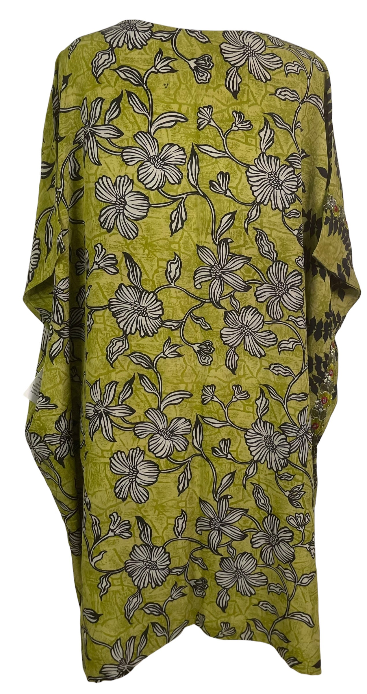 PRC8663 Avatar Pure Silk Midi Length Kaftan