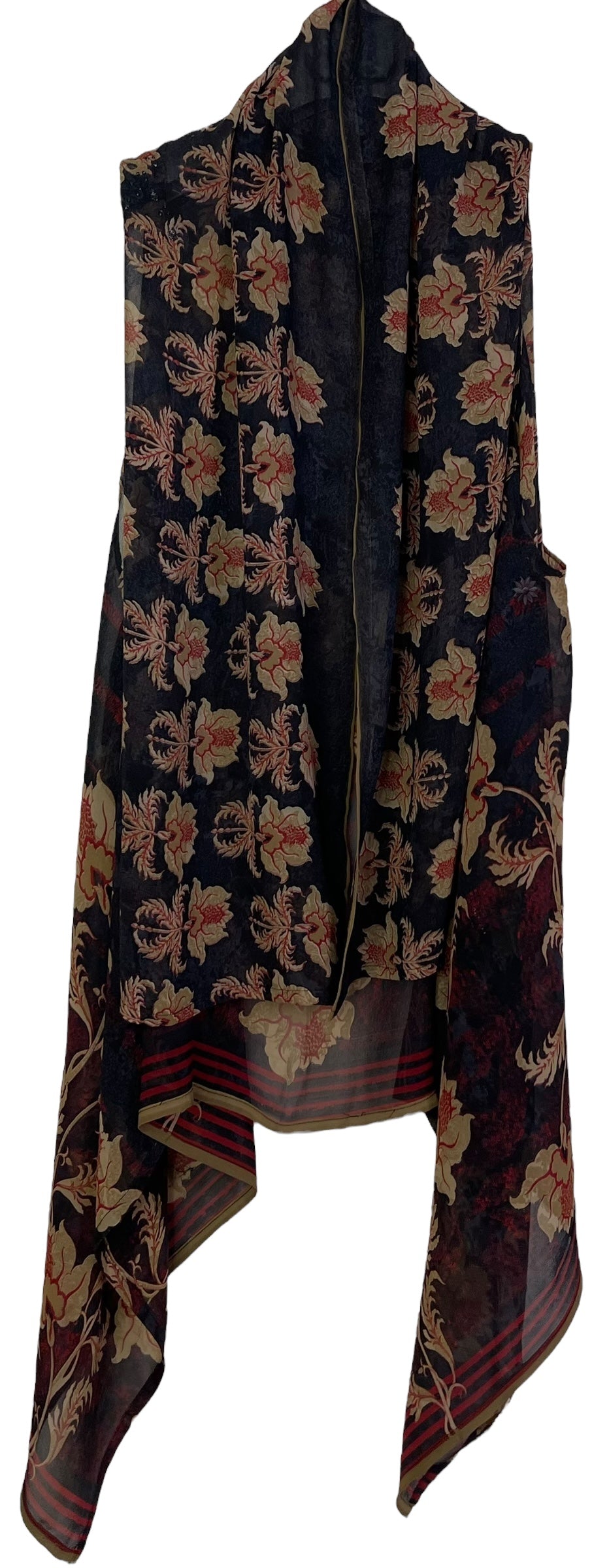 PRG7137A Sheer Avatar Pure Silk Versatile Vest