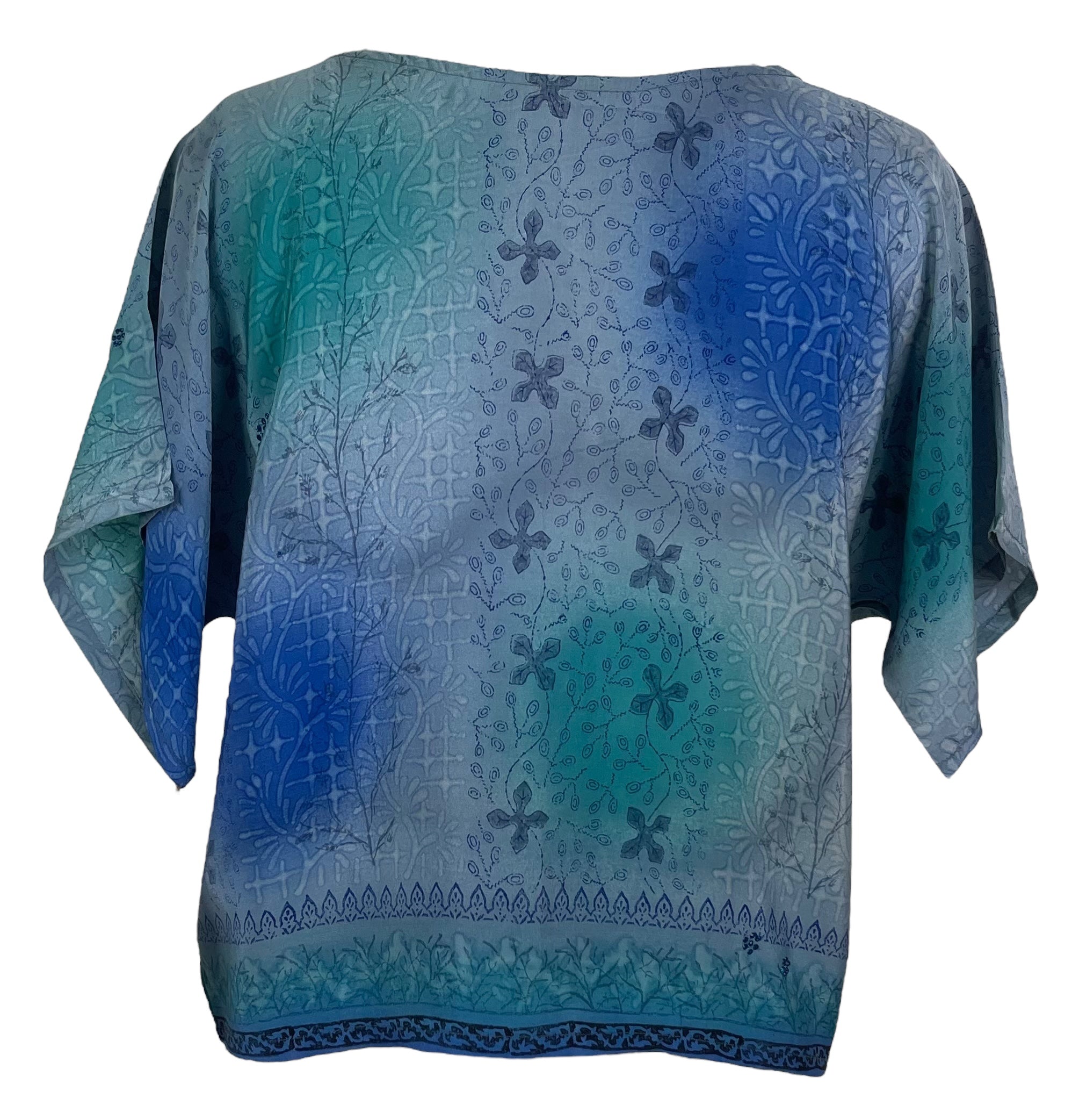 PRC5492 Avatar Pure Silk Boxy Top