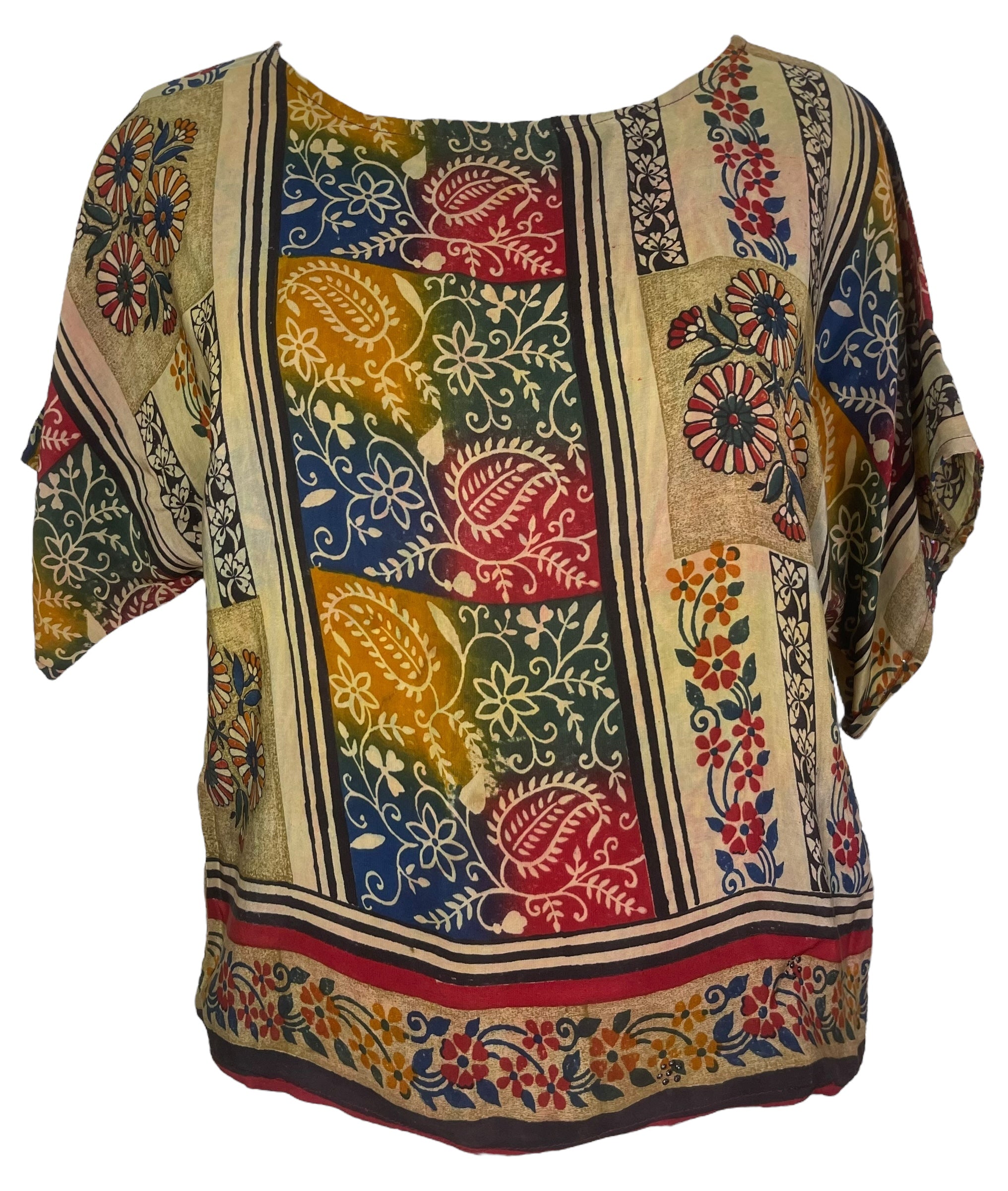 PREVIEW PRC7601 Wabi Sabi Pure Silk Boxy Top