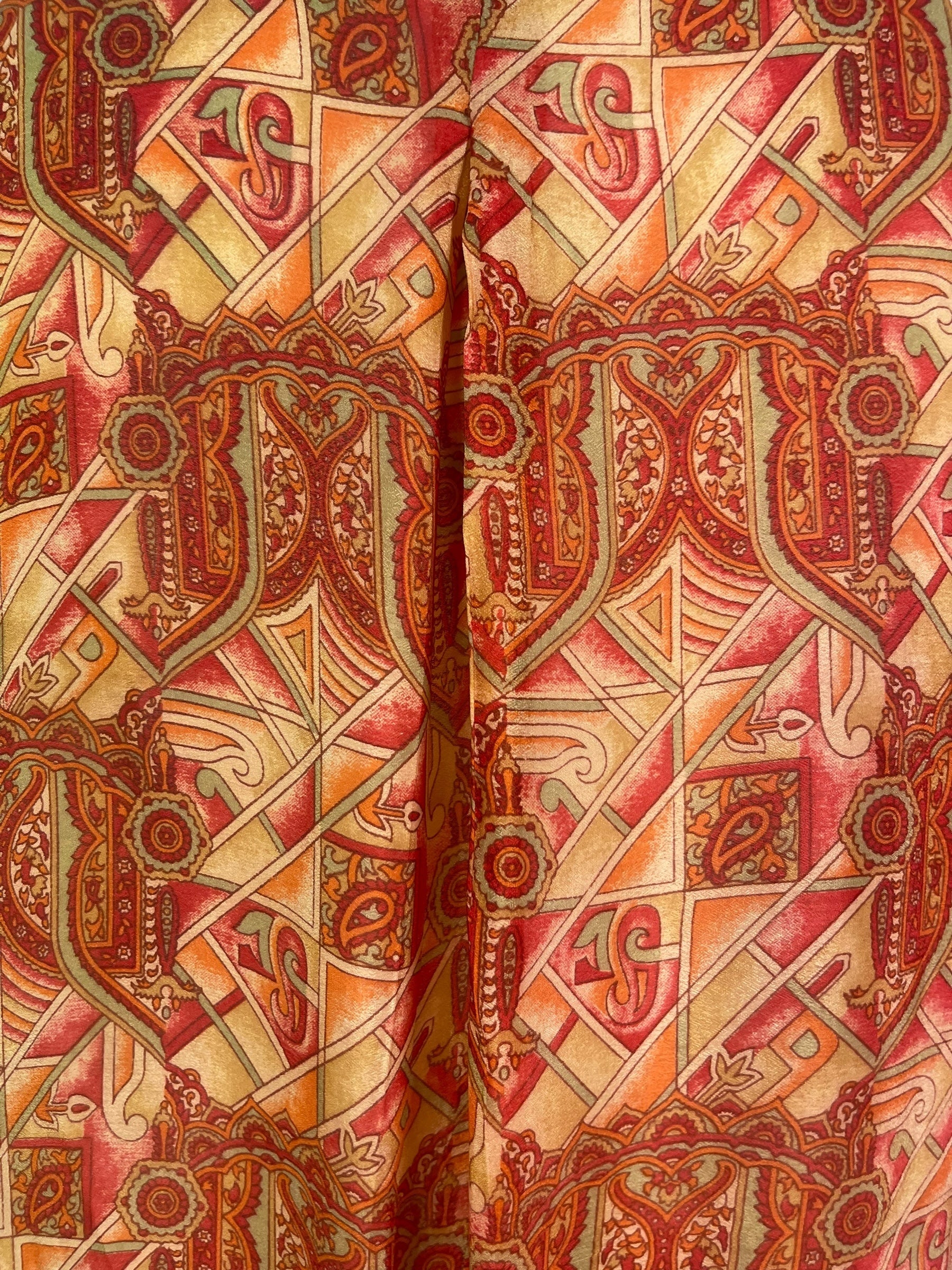 PRC7964 Sheer Avatar Pure Silk Self Pocket Tunic Dress