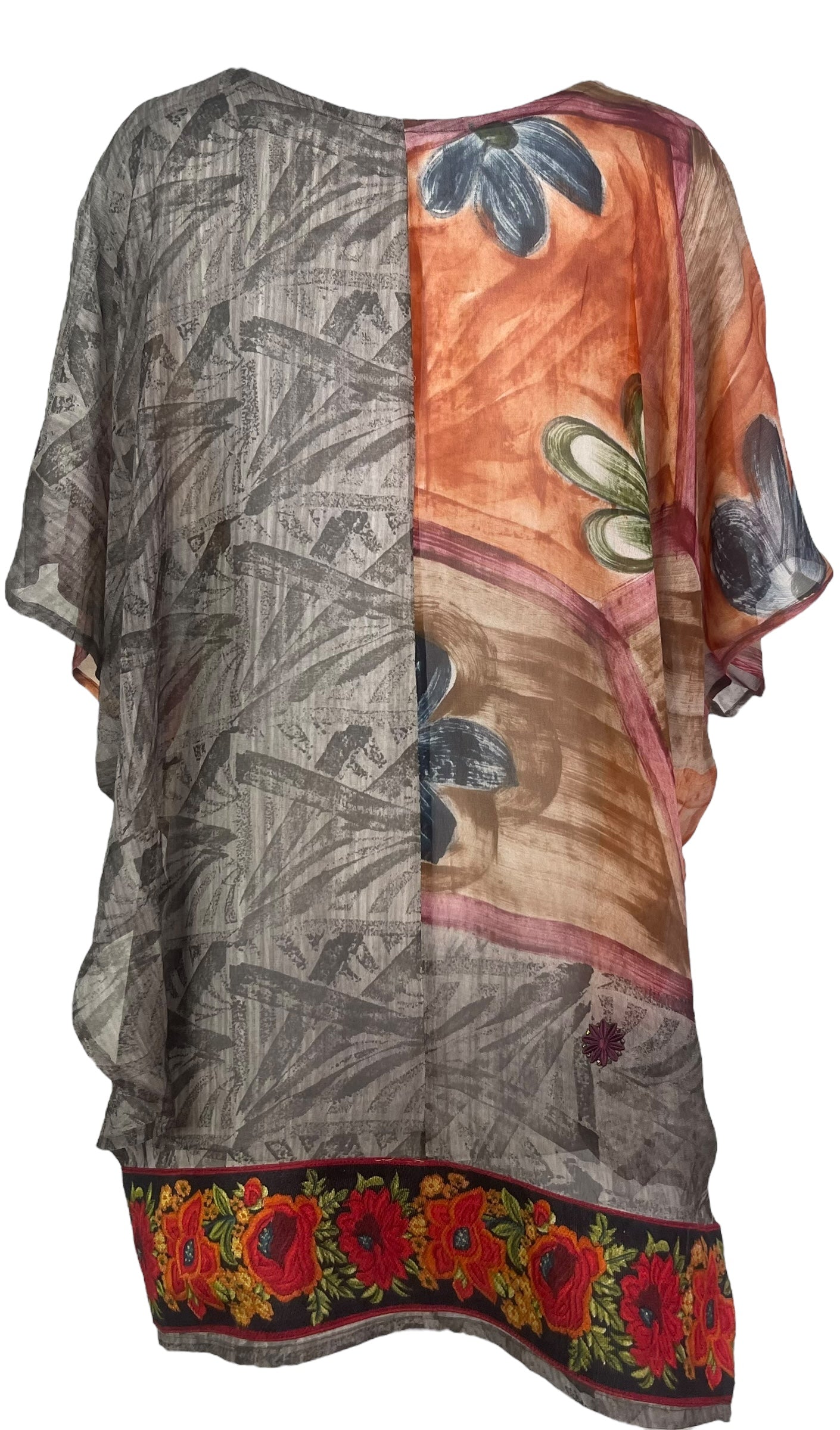 PREVIEW PRG8129 Sheer Avatar Pure Silk Waterfall Top