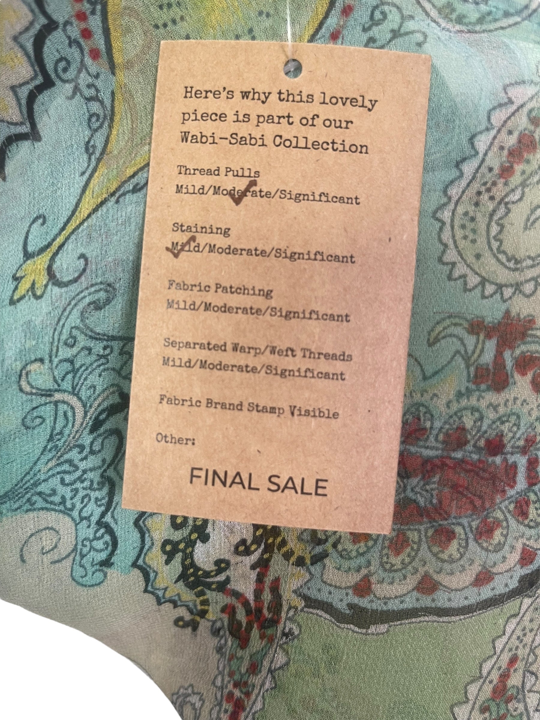 PCH8241 Very Sheer Wabi Sabi Pure Silk Ciffon Hi Lo Top