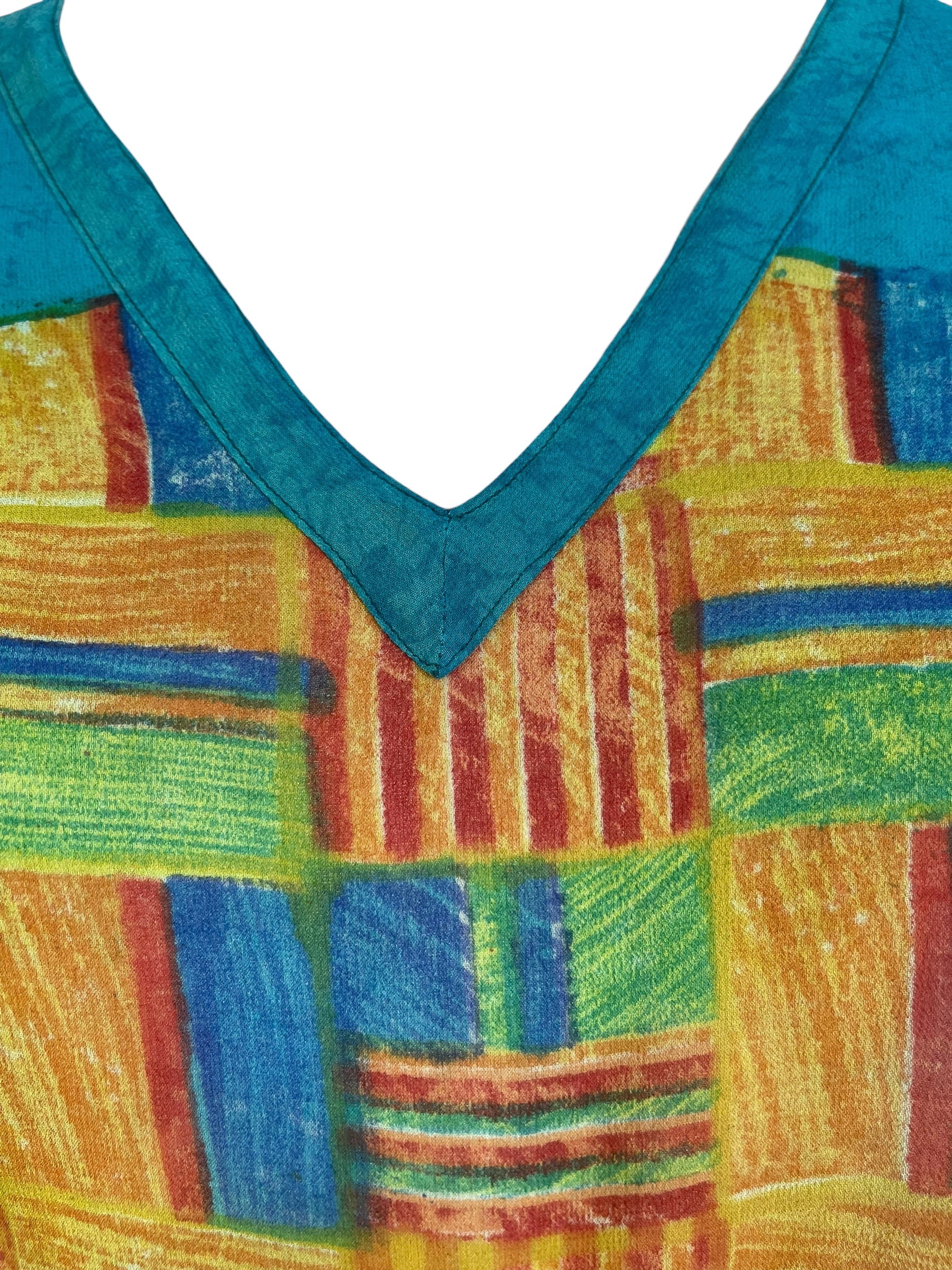 PREVIEW PRG8773 Sheer Avatar Pure Silk Long Tunic with Side Ties by MARCH2026 – Handmade ethical Side Tie Tunic from sariKNOTsari using upcycled silk. Designed in Canada for travel and slow fashion, loved from Toronto to LA to Sydney.