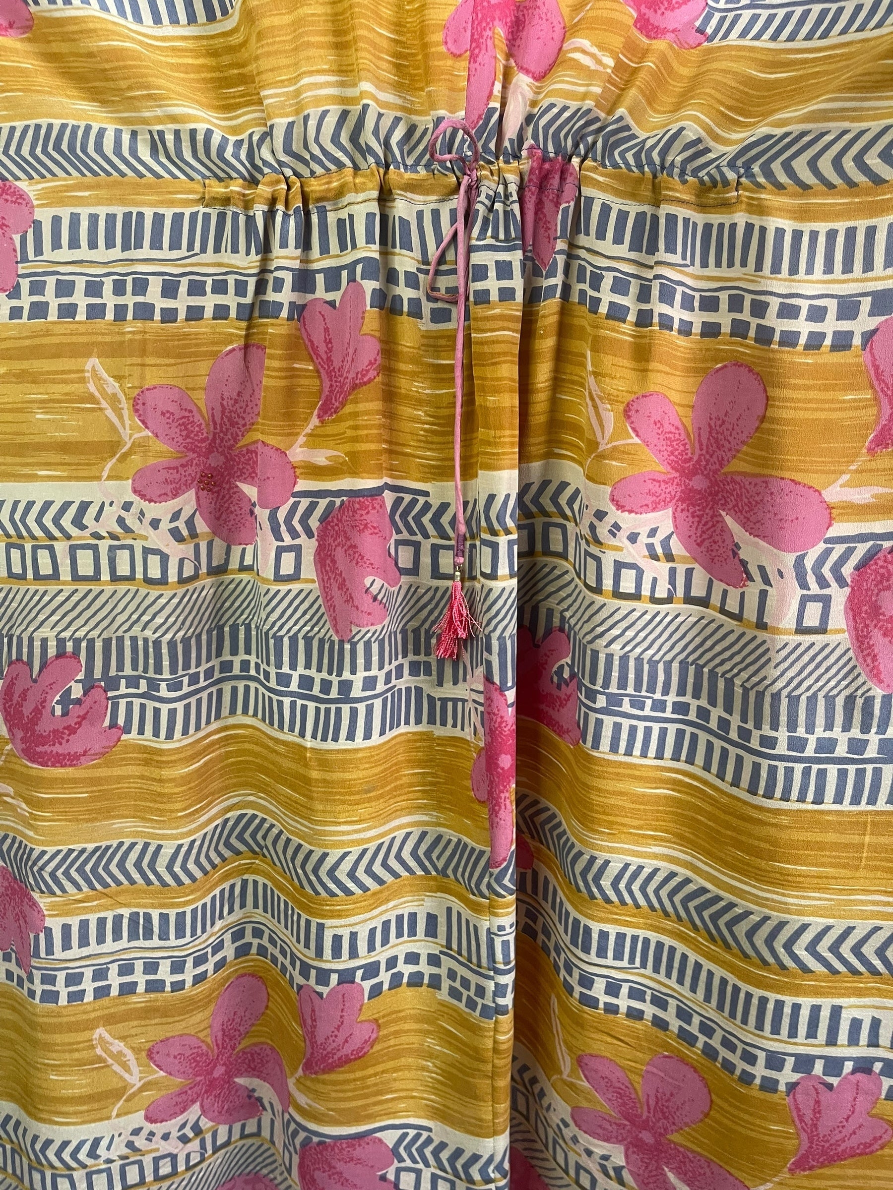 PRC8878 Wabi Sabi Pure Silk Maxi Kaftan