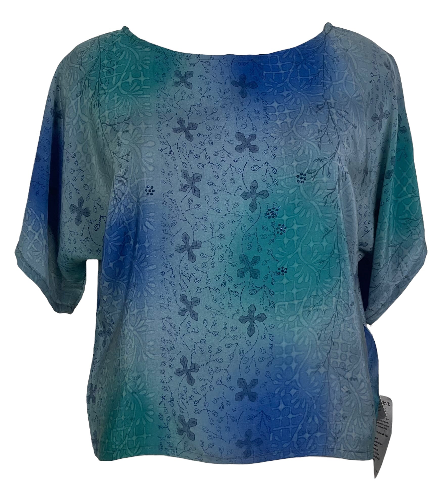 PRC5492 Avatar Pure Silk Boxy Top